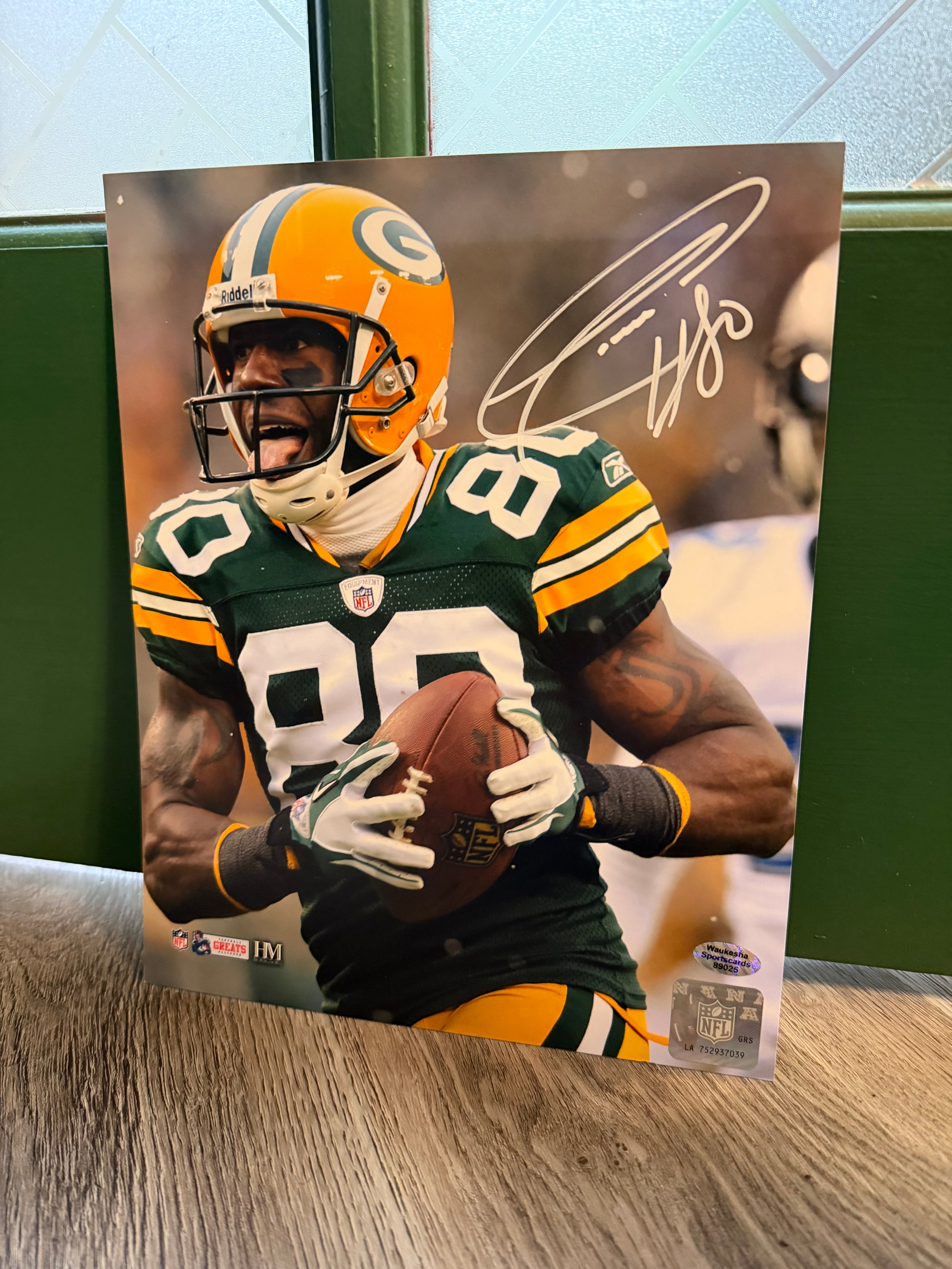Donald Driver Signed 8x10