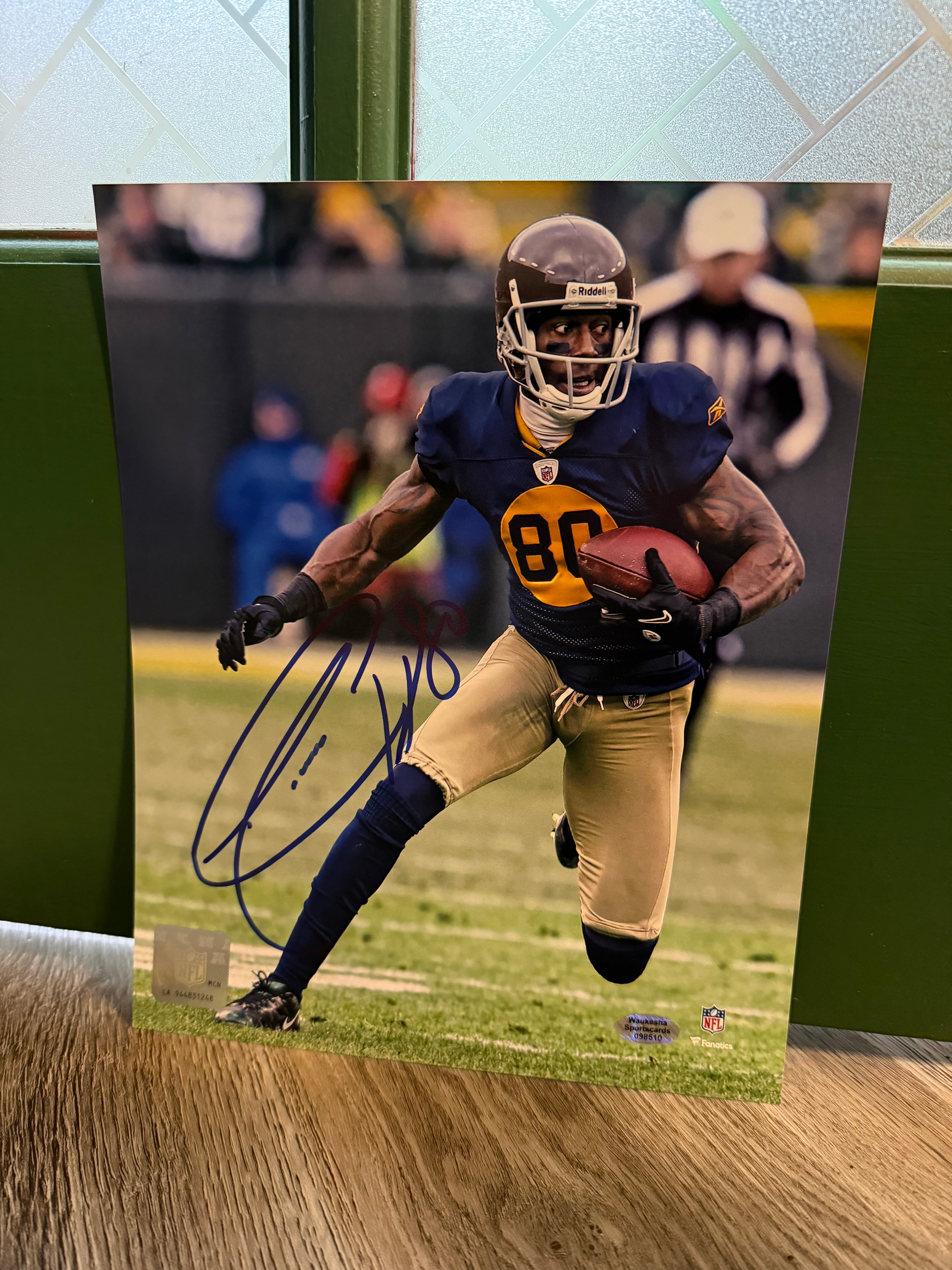 Donald Driver Signed 8x10