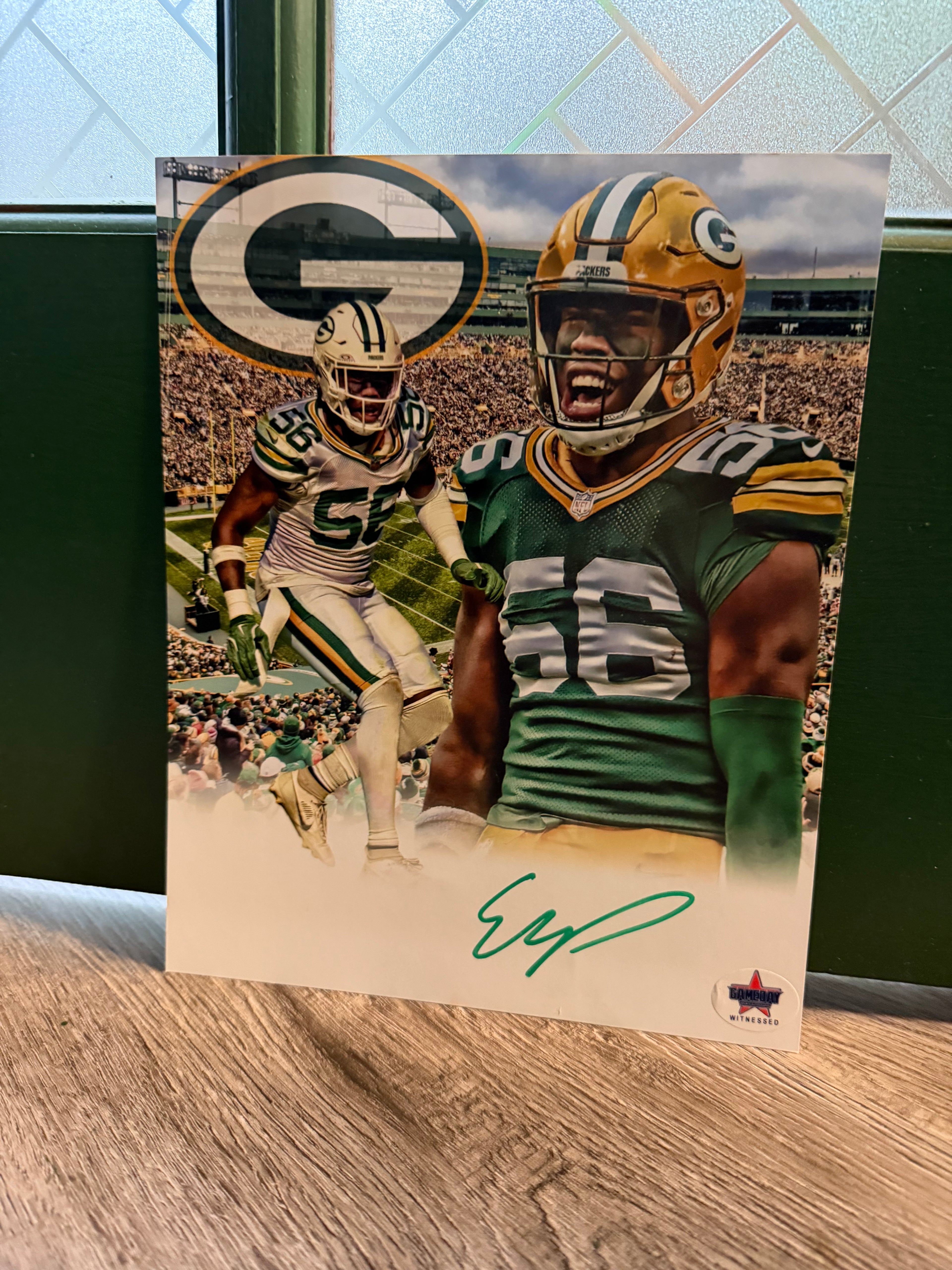 Edgerrin Cooper Signed 8x10