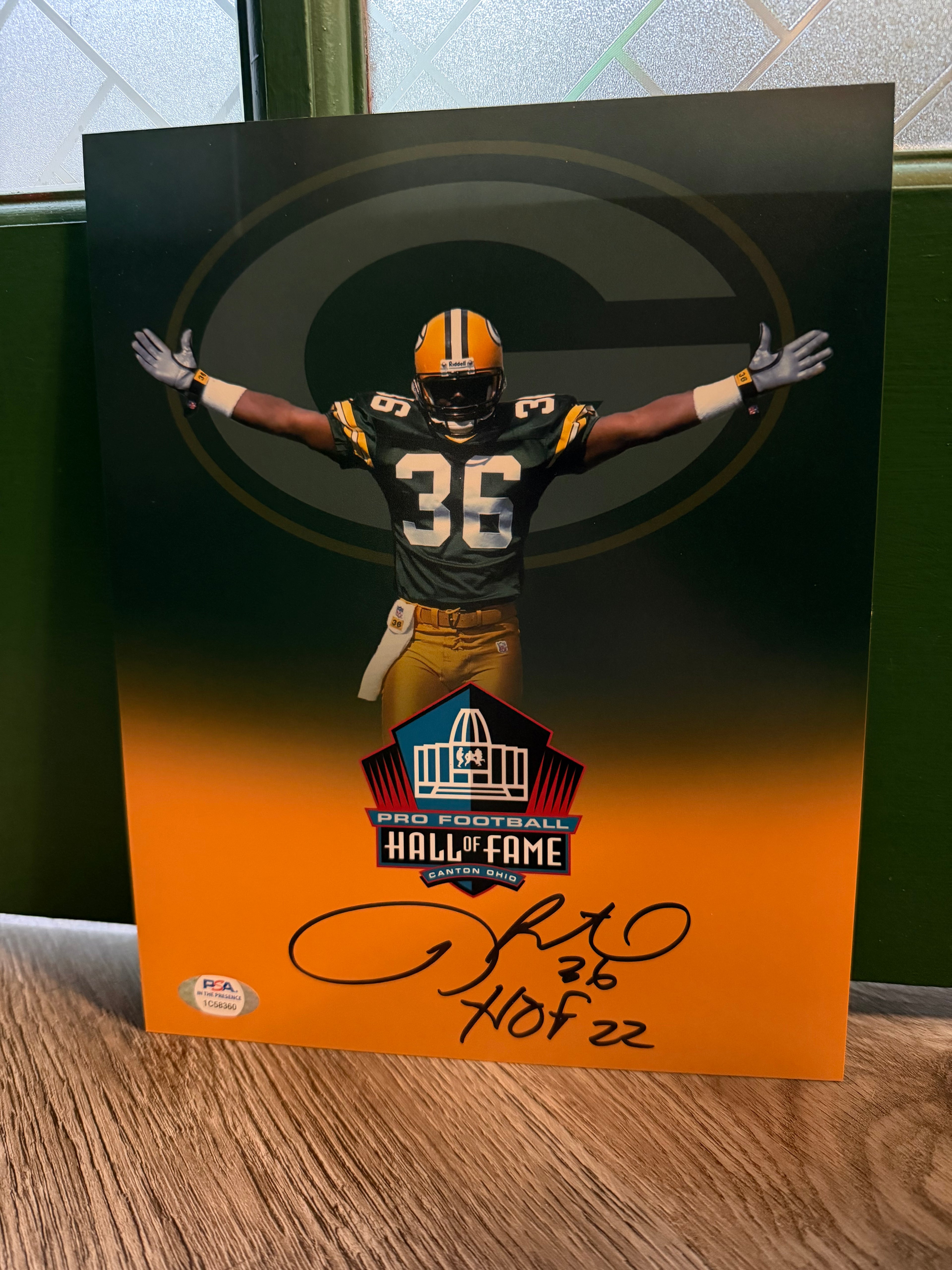 LeRoy Butler Signed 8x10