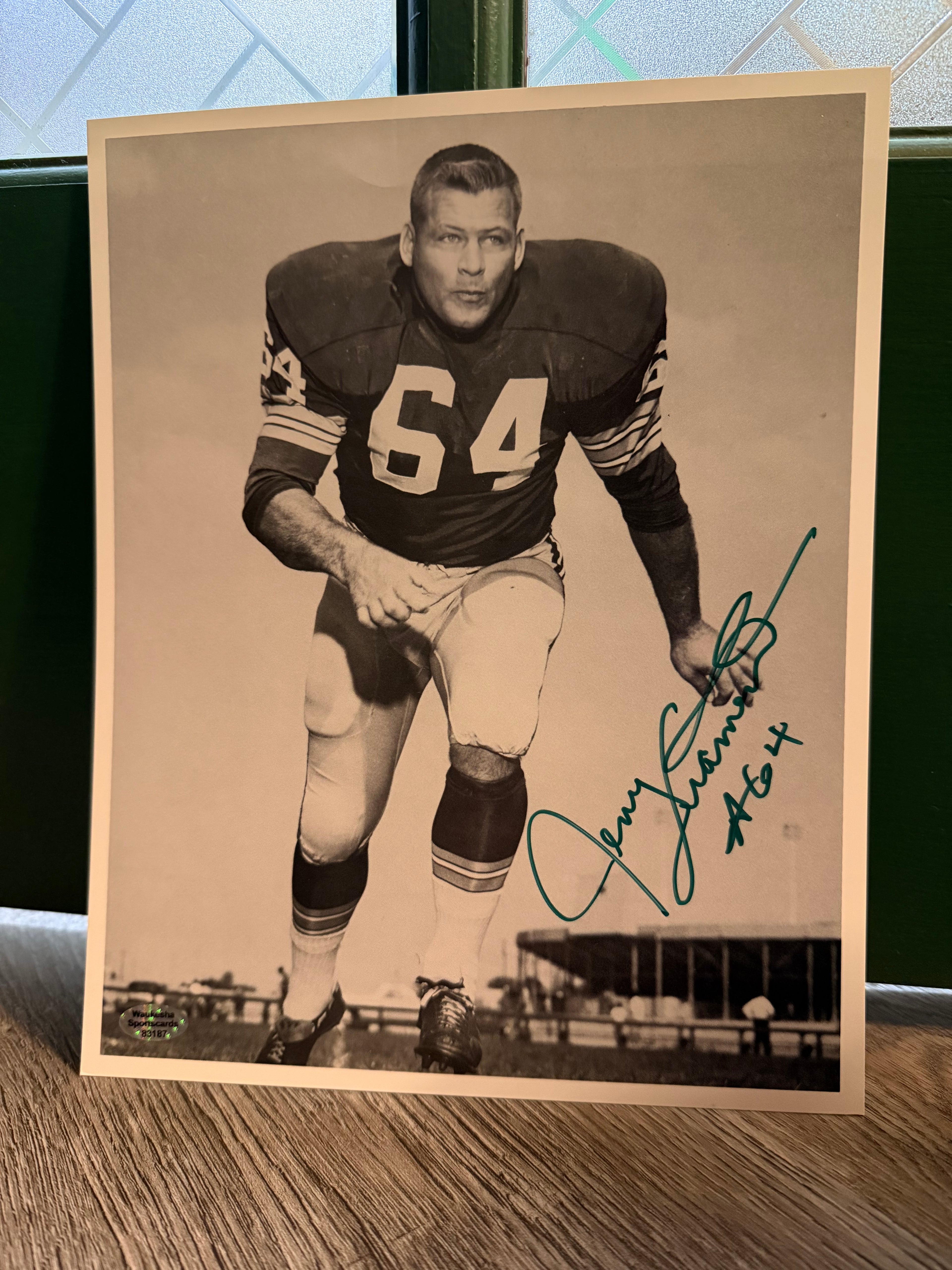 Jerry Kramer Signed 8x10