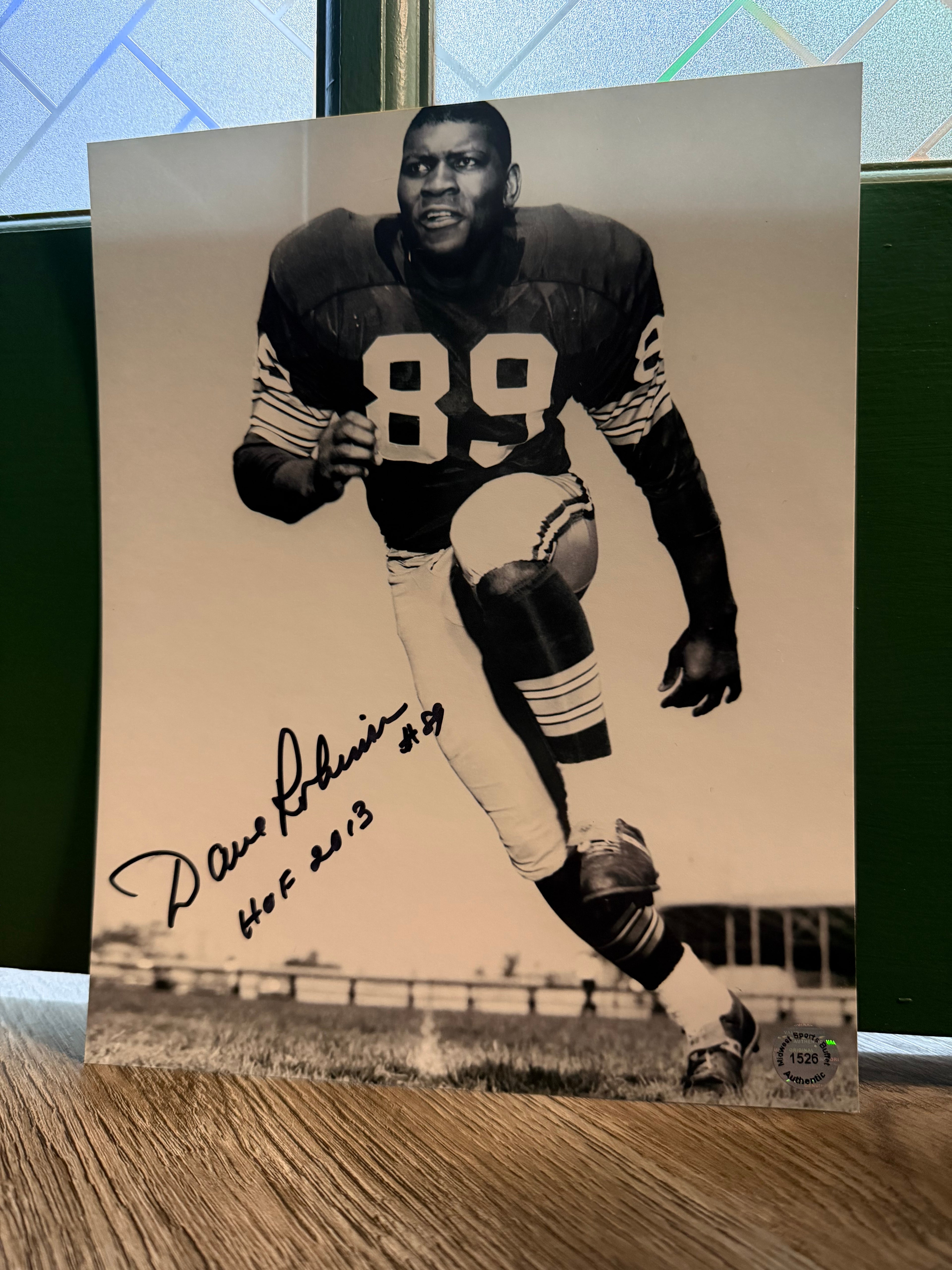Dave Robinson Signed 8x10