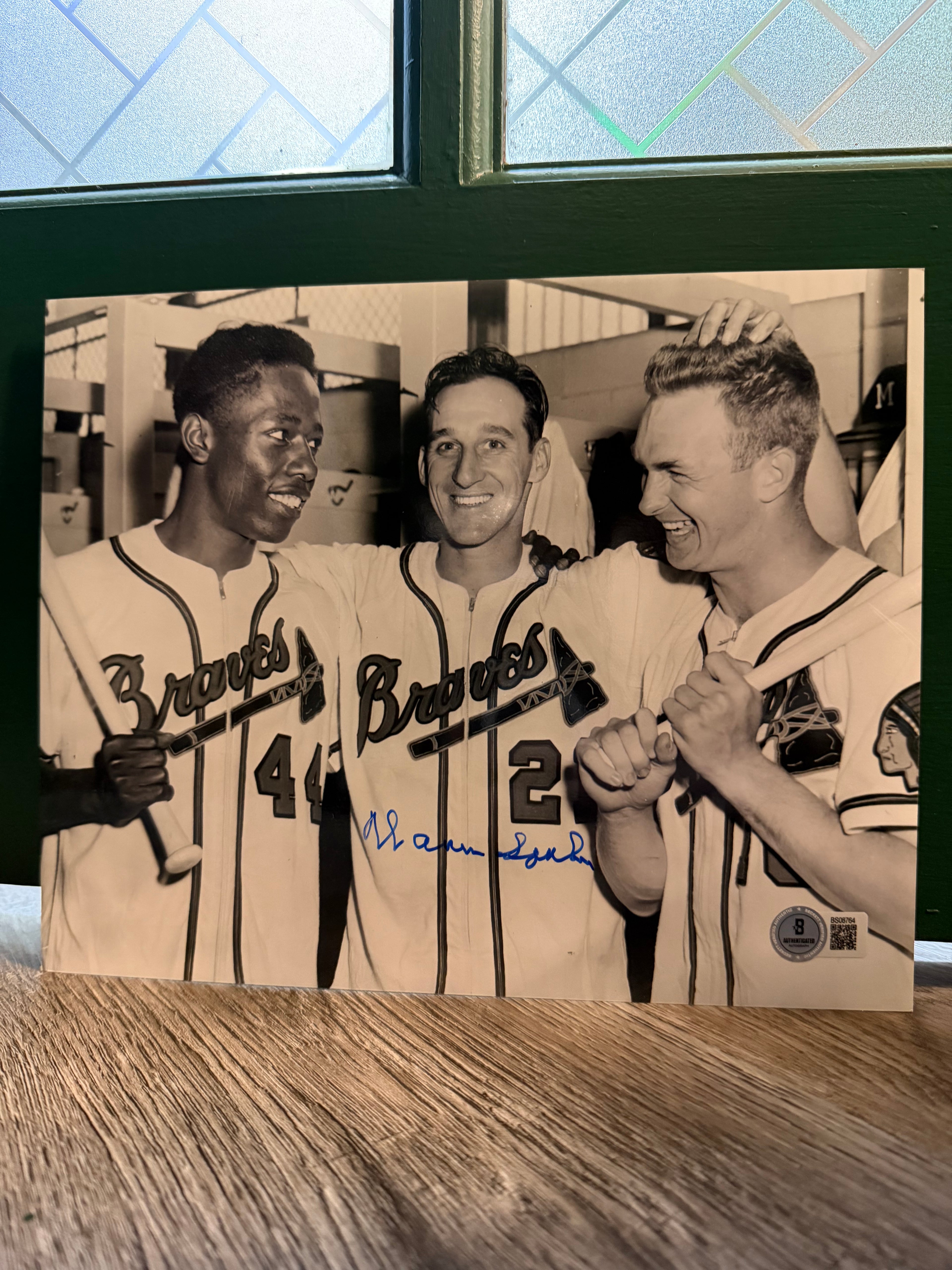Warren Spahn Signed 8x10