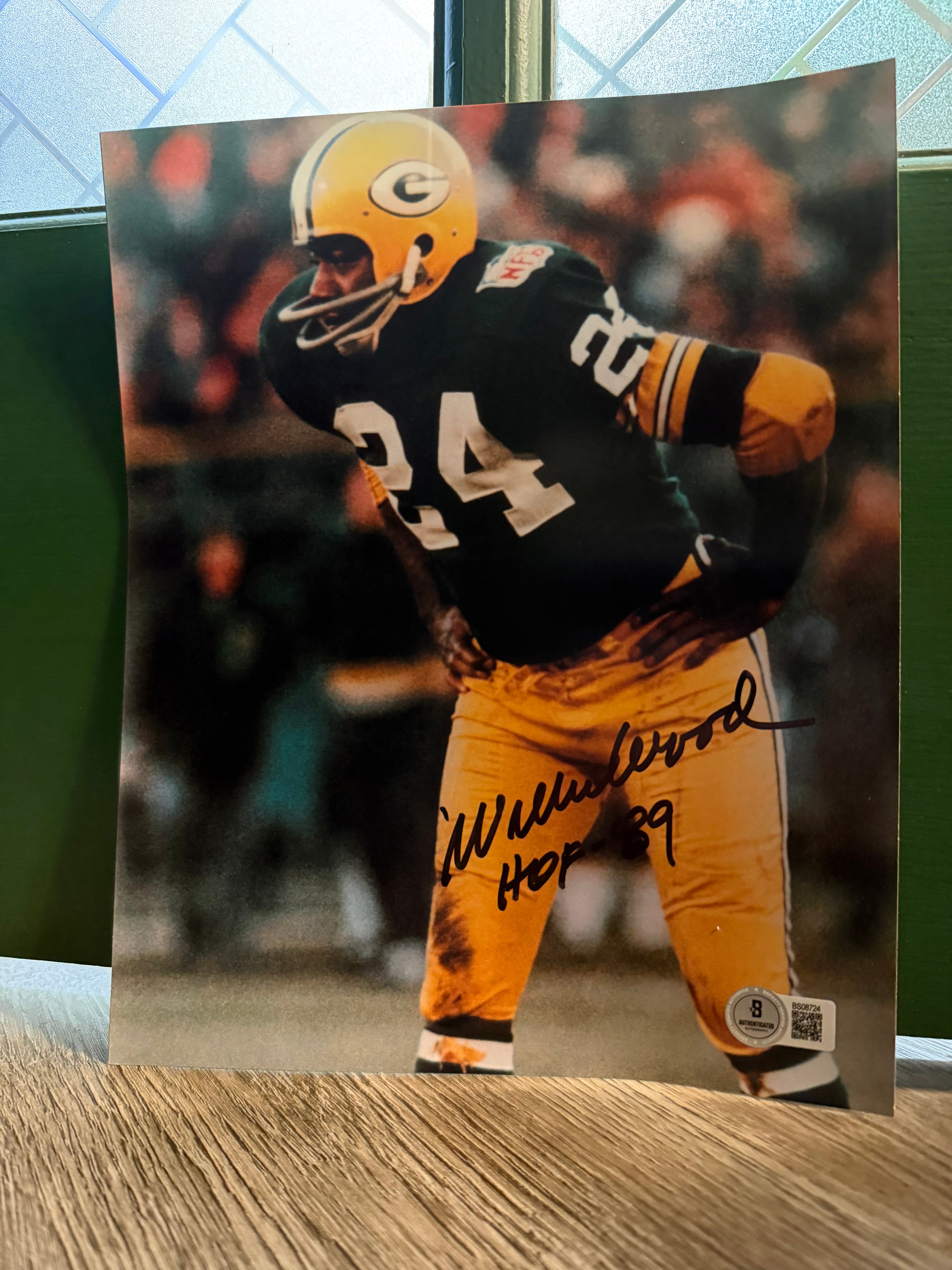 Willie Wood Signed 8x10