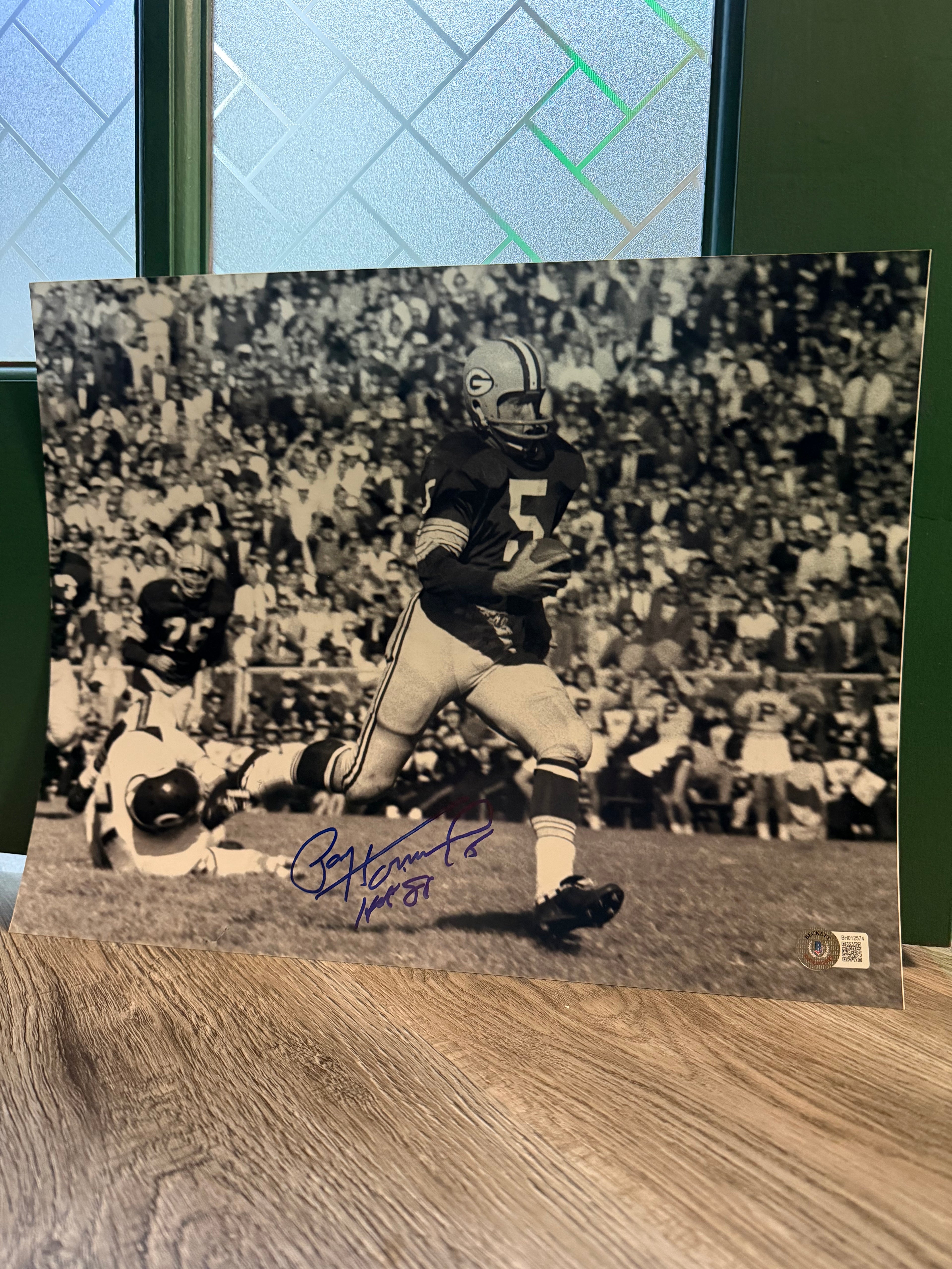 Paul Hornung Signed 11x14