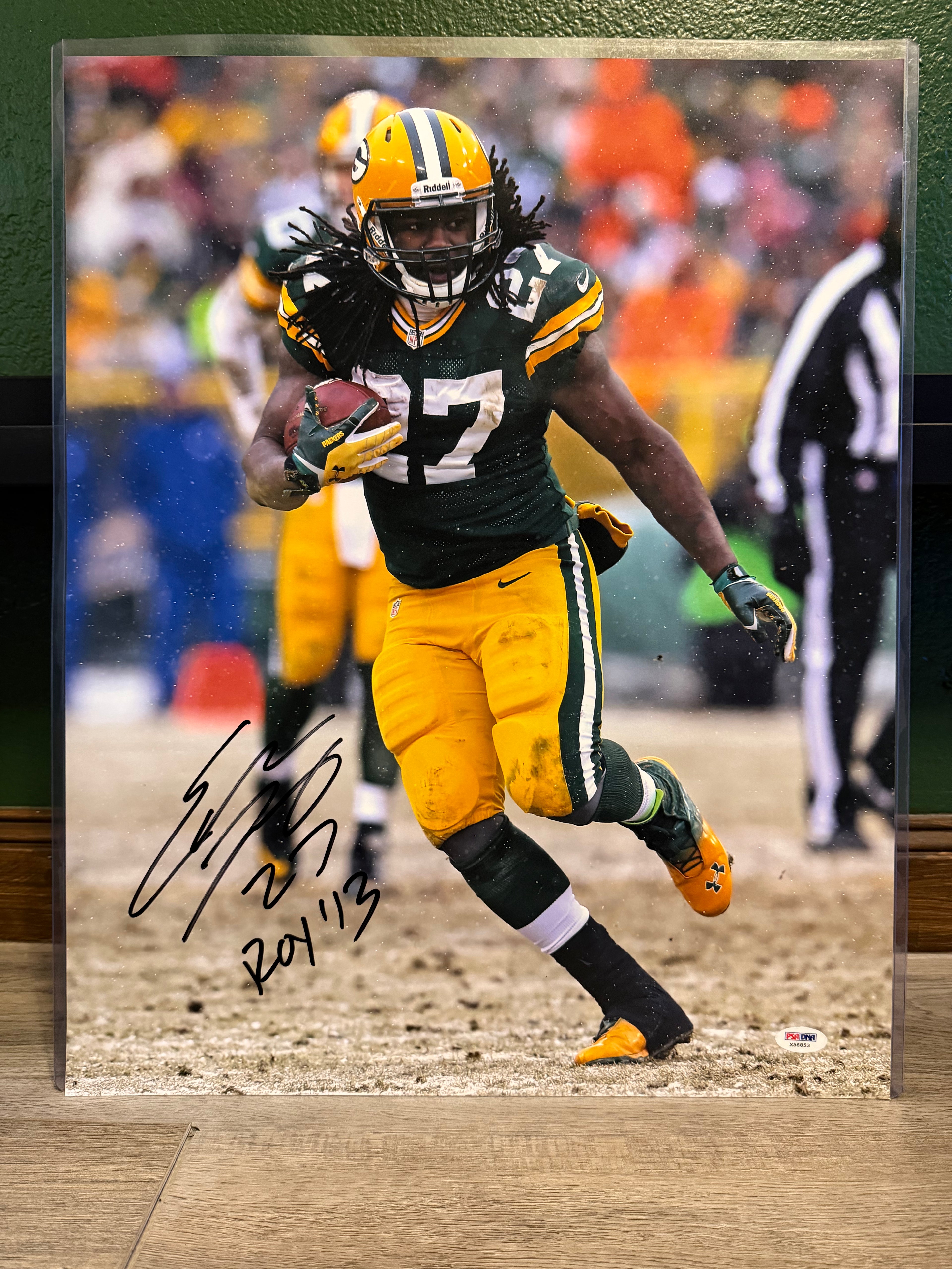 Eddie Lacy Signed 16x20