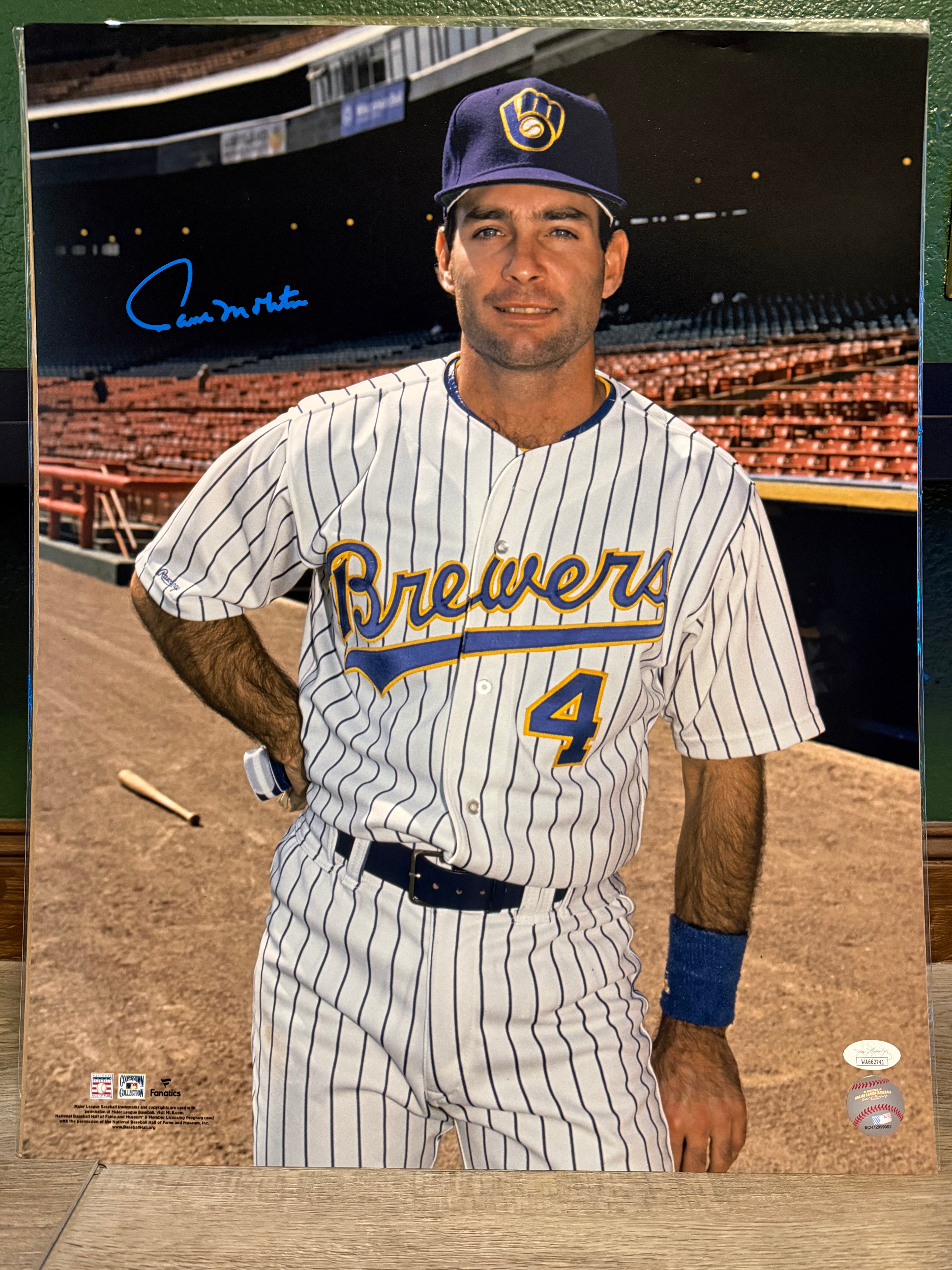 Paul Molitor Signed 16x20