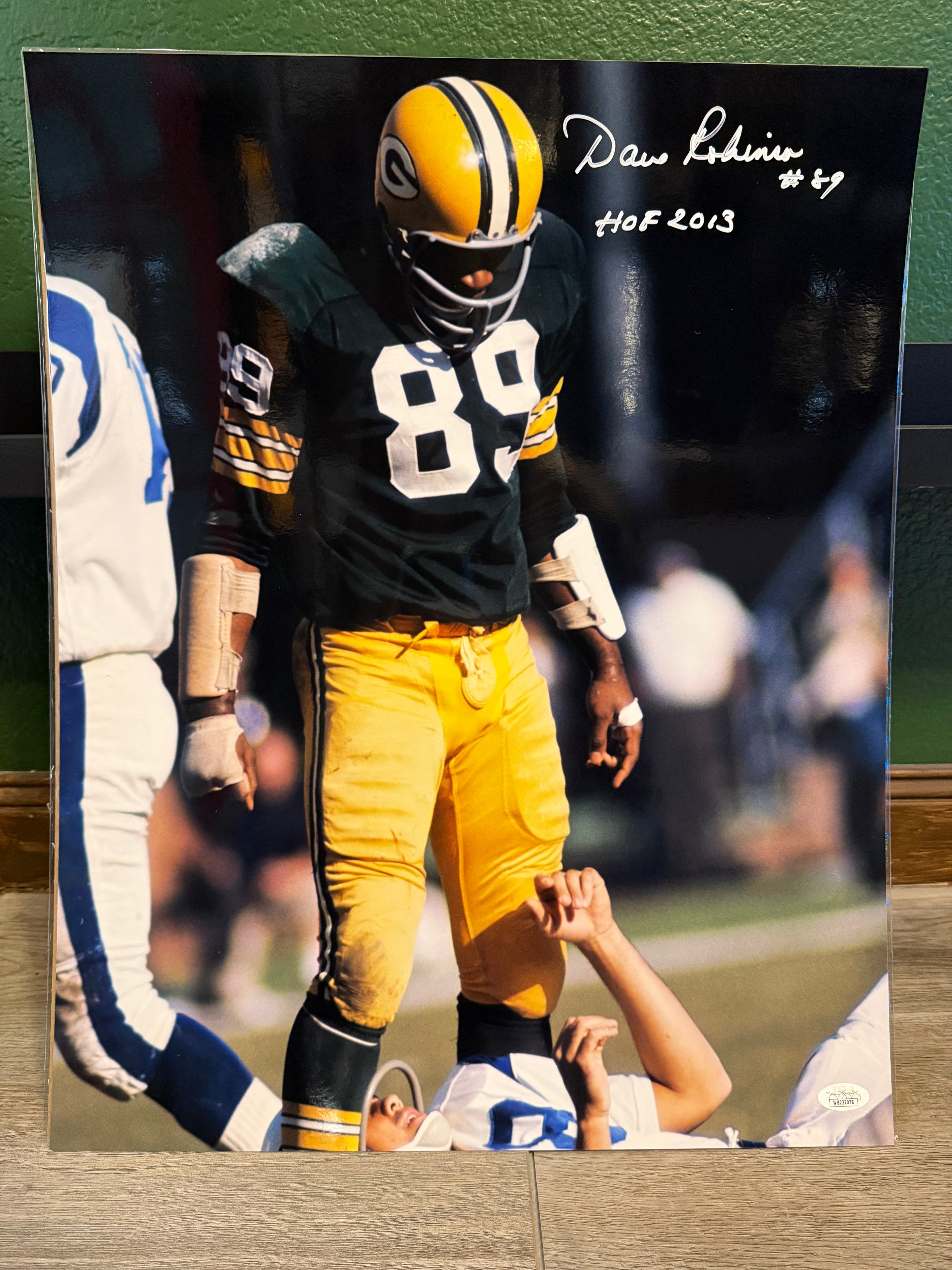 Dave Robinson Signed 16x20