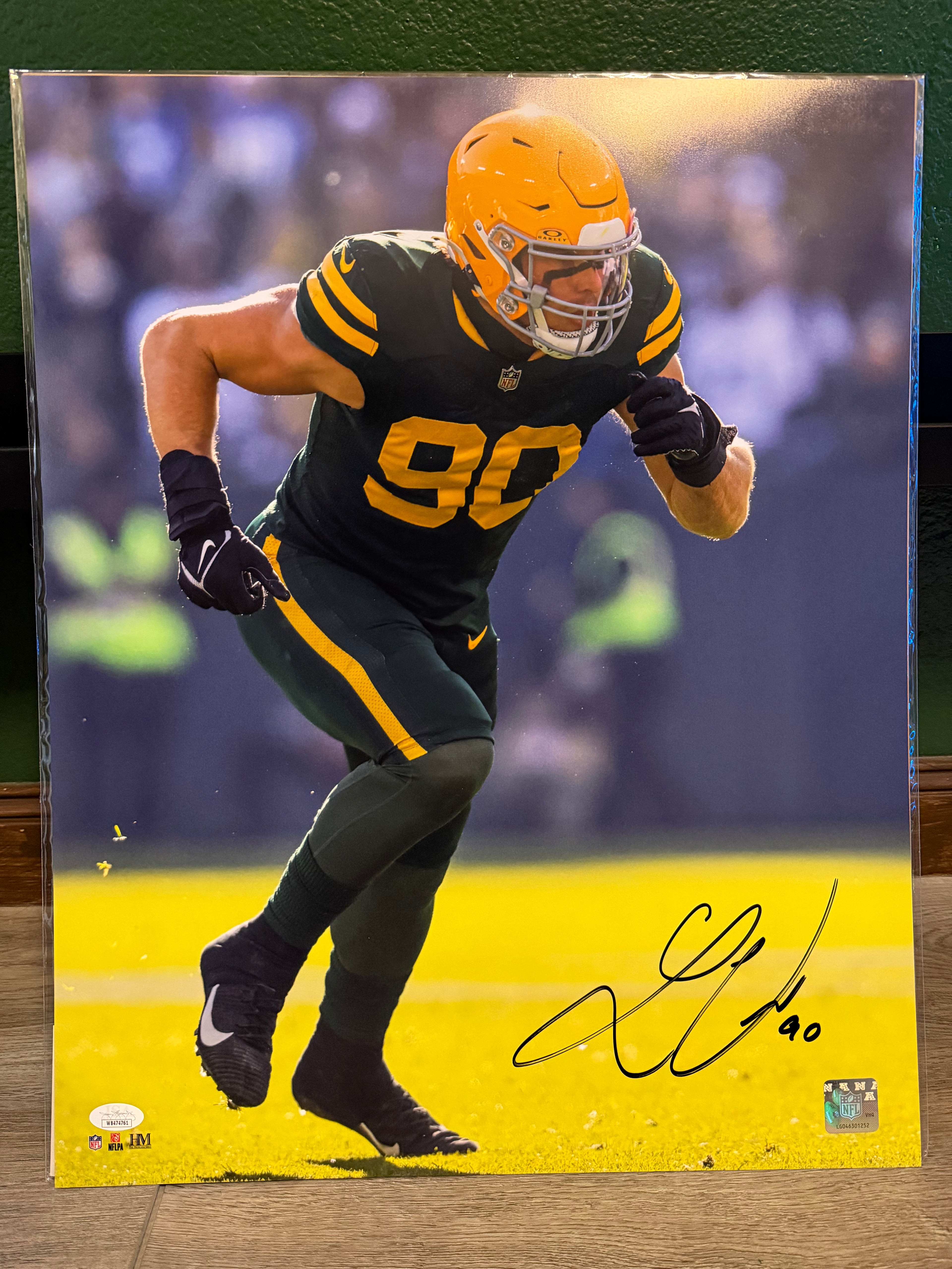 Lukas Van Ness Signed 16x20