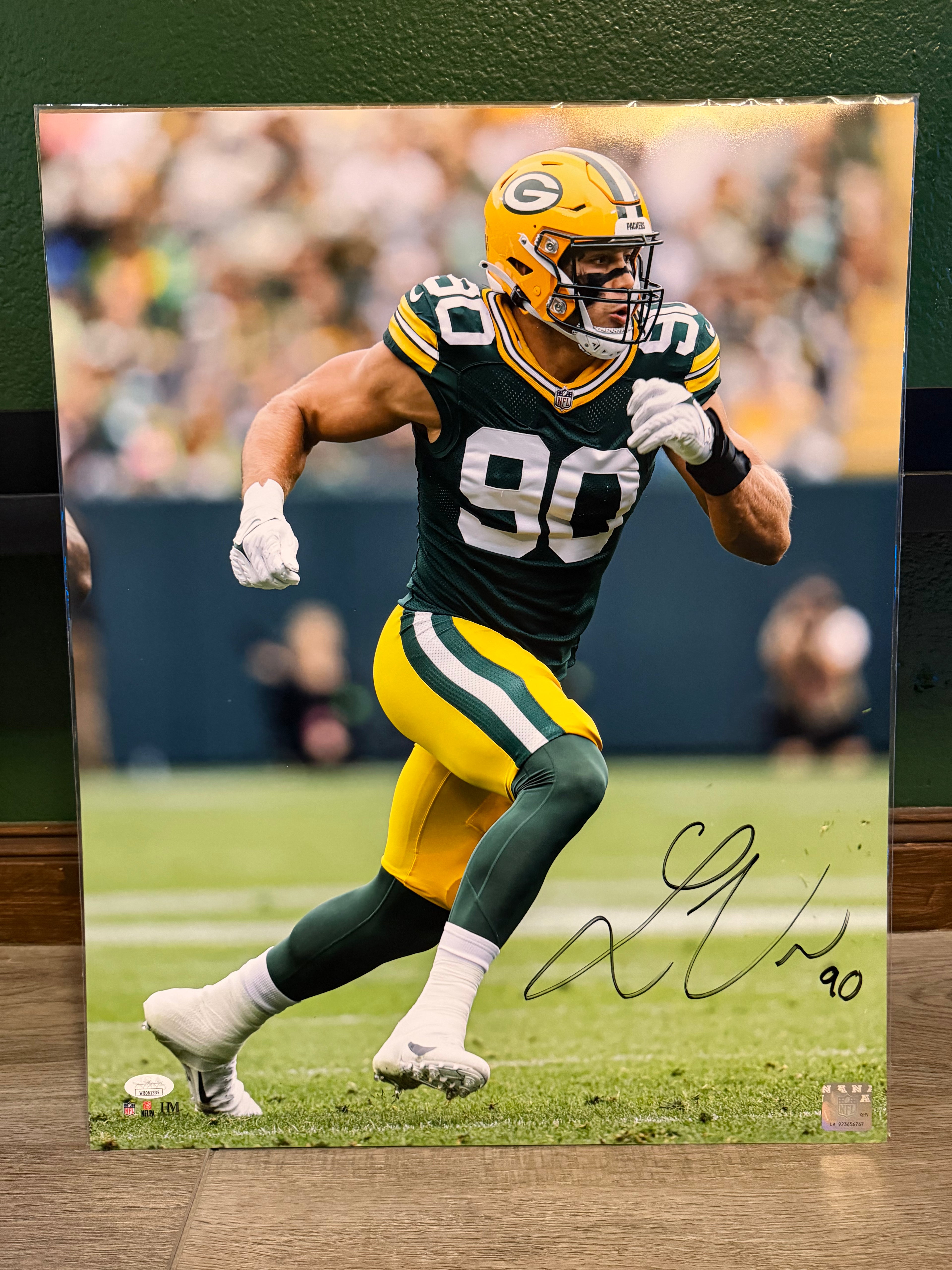 Lukas Van Ness Signed 16x20