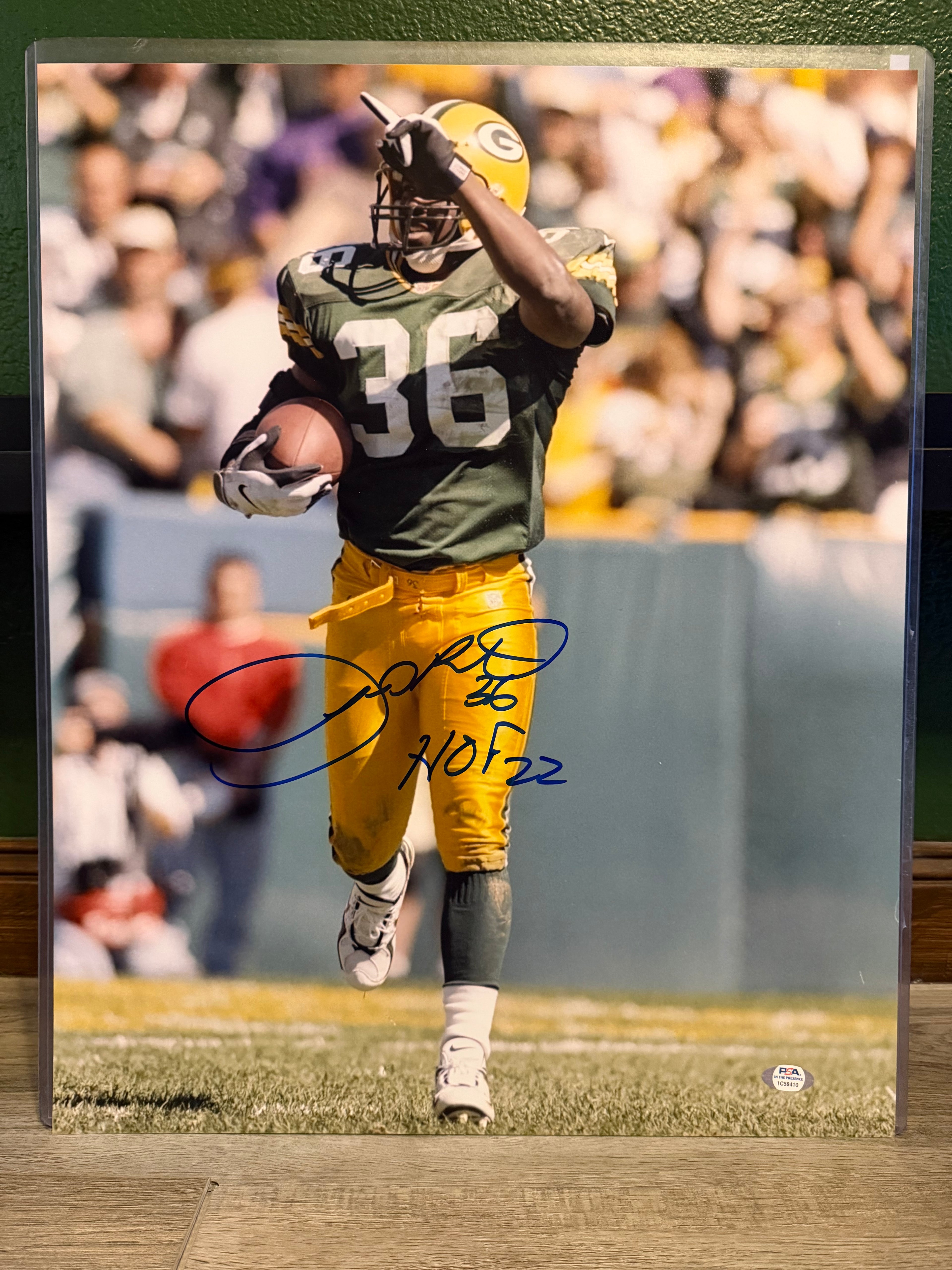 LeRoy Butler Signed 16x20