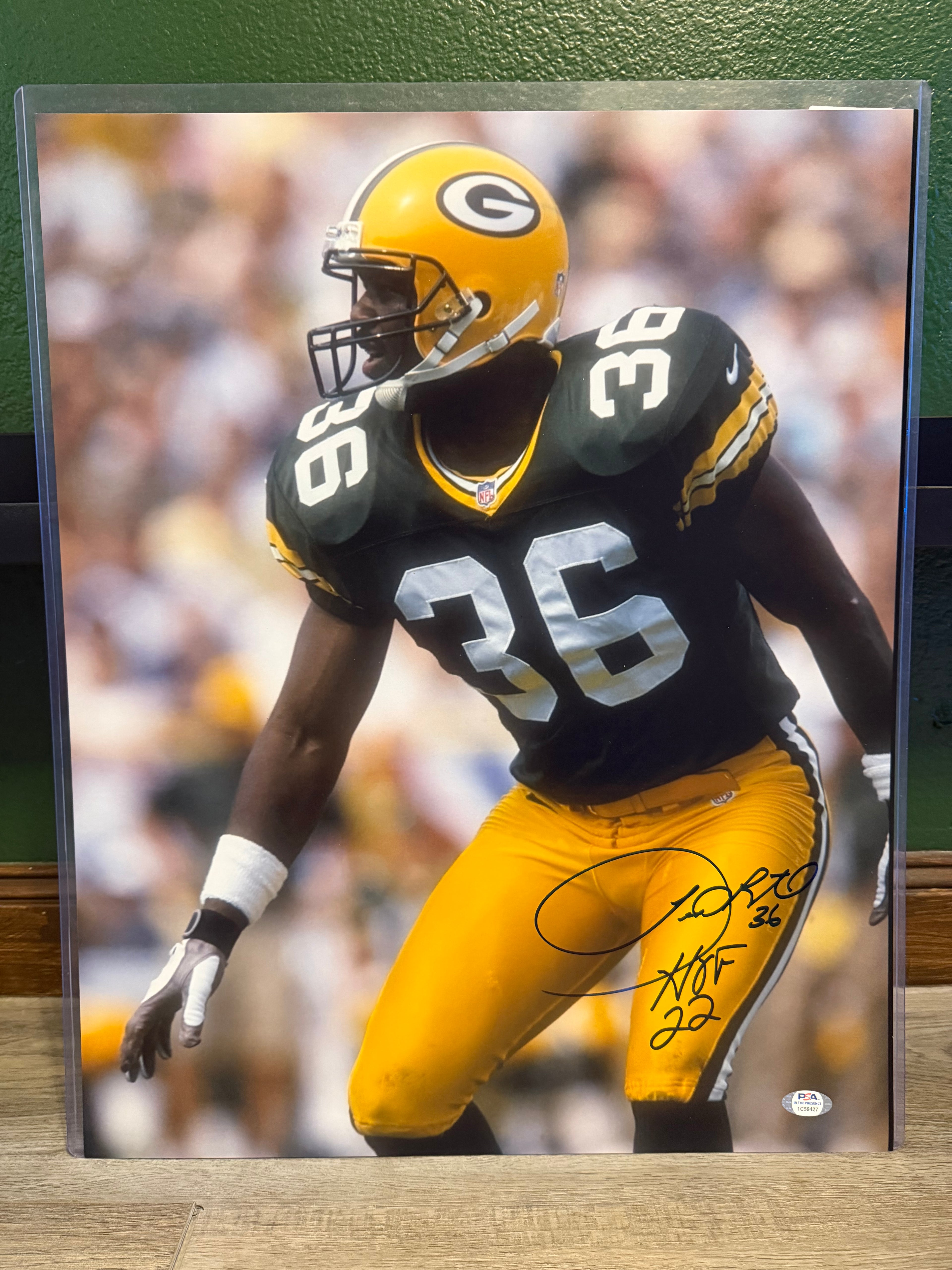 LeRoy Butler Signed 16x20