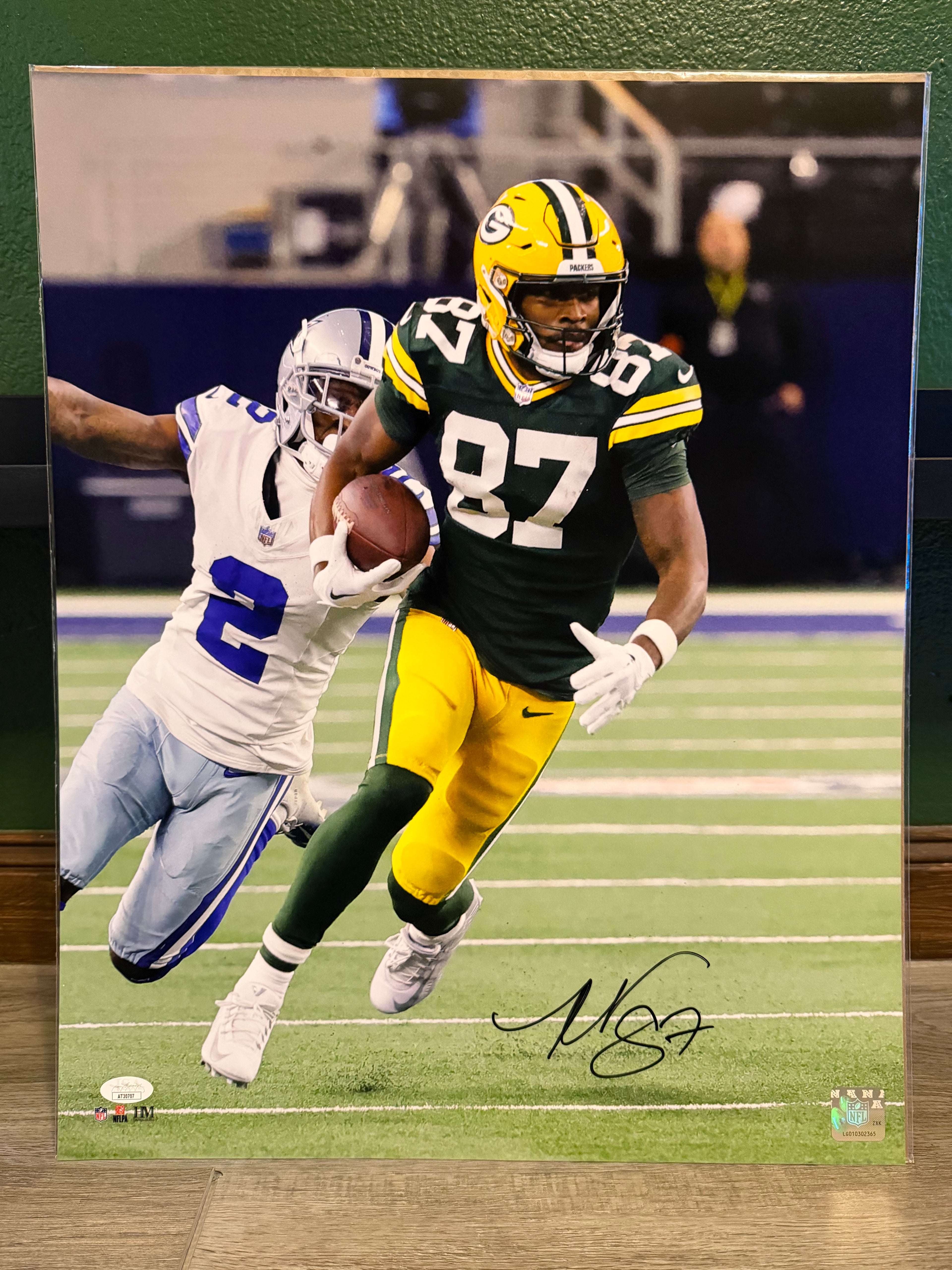 Romeo Doubs Signed 16x20