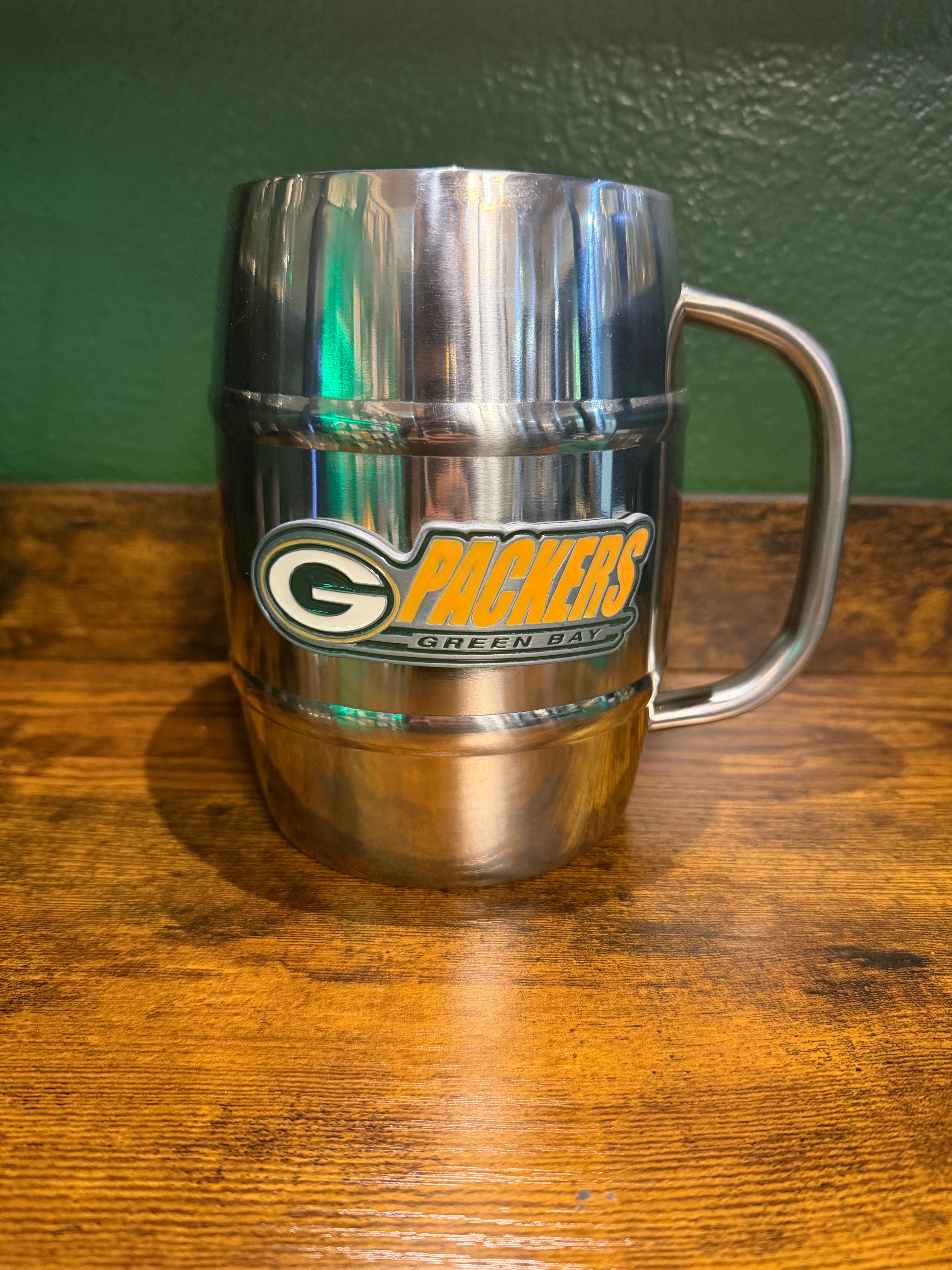 Packer Logo Metal Tankard