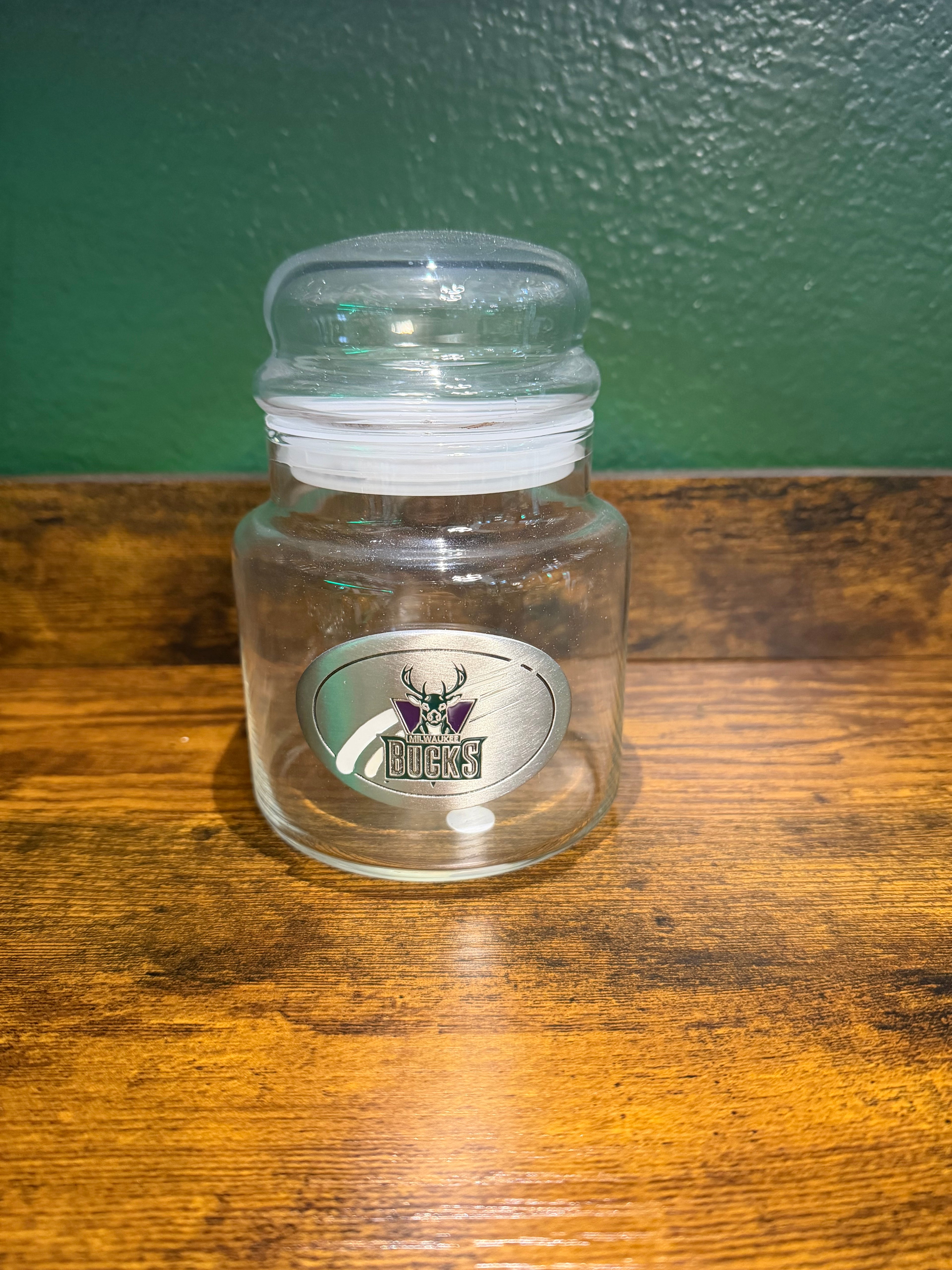 Milwaukee Bucks Logo Candy Jar