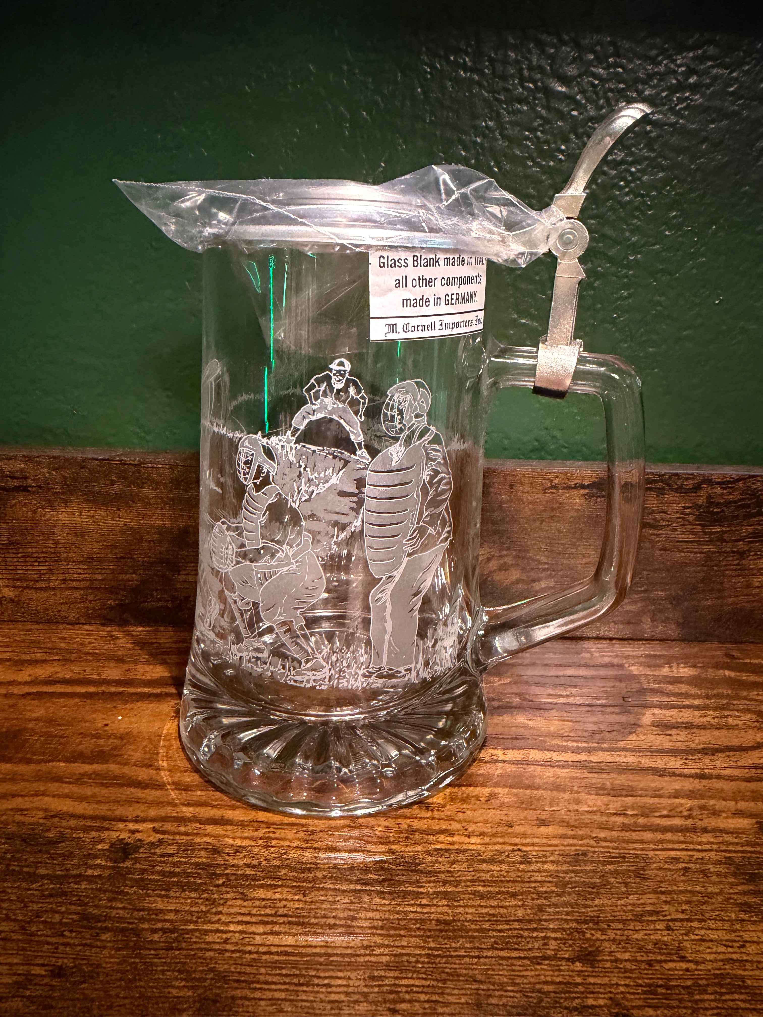 Baseball Glass Stein