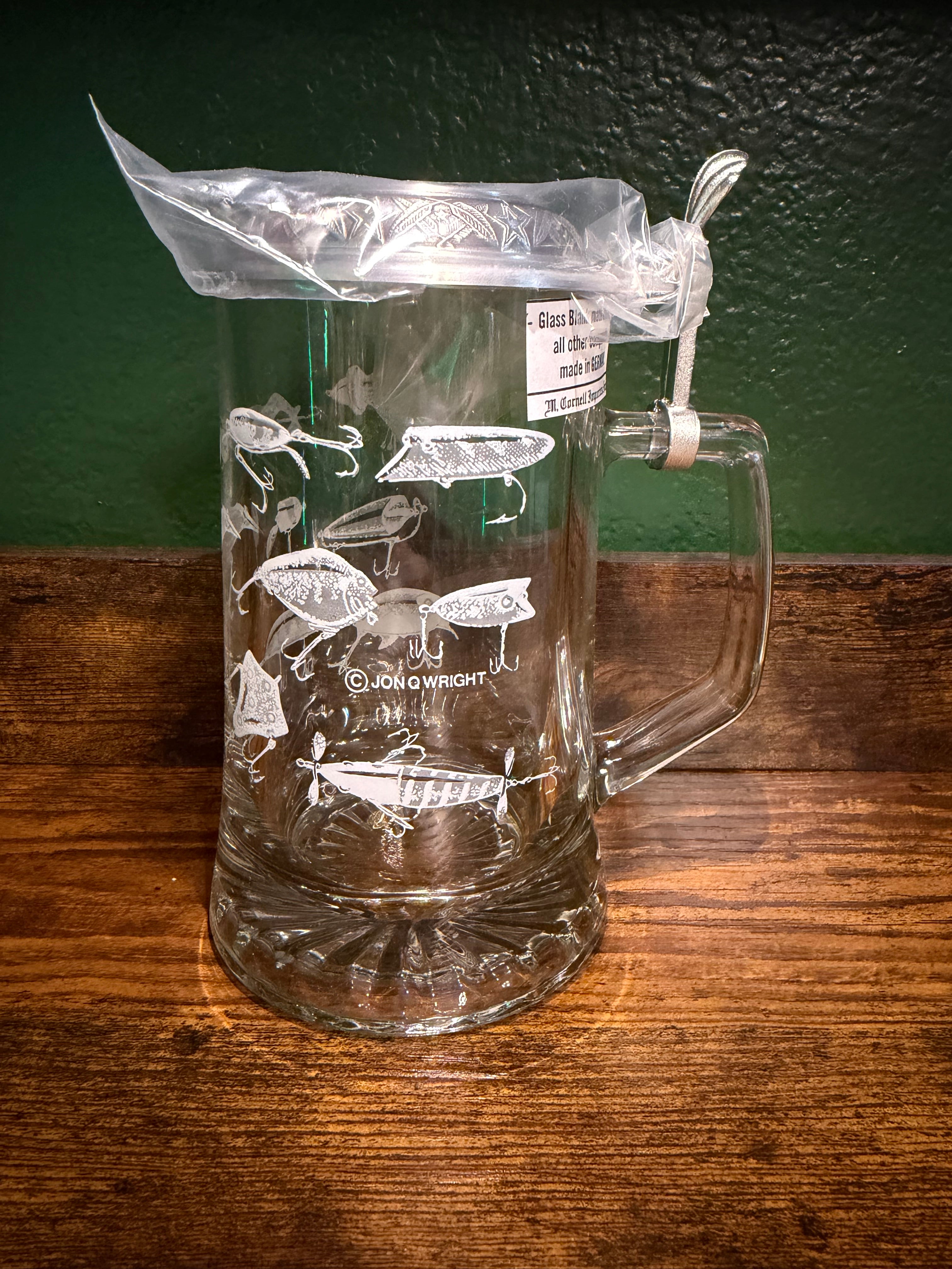 Fishing Glass Stein