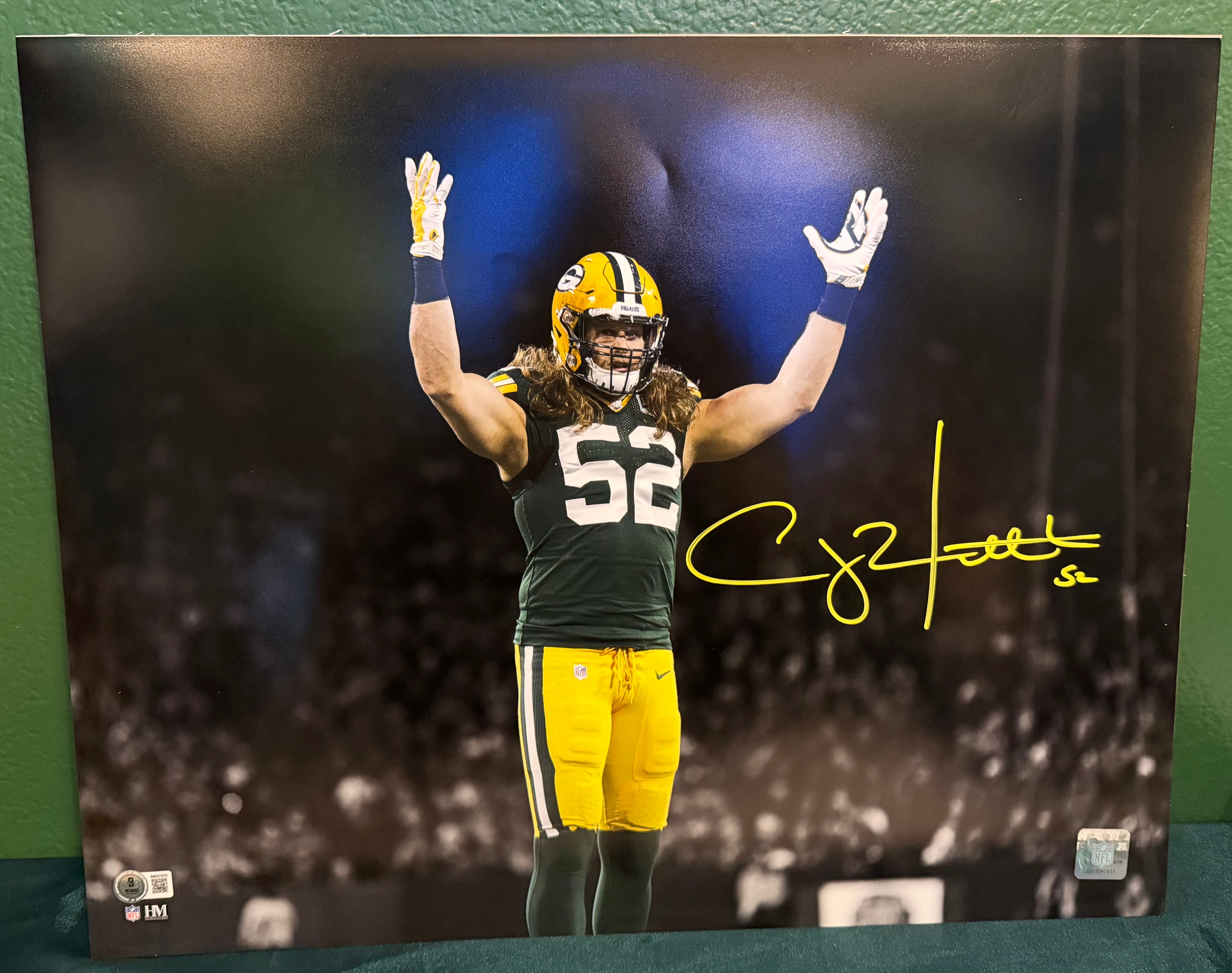Clay Matthews Signed 16x20