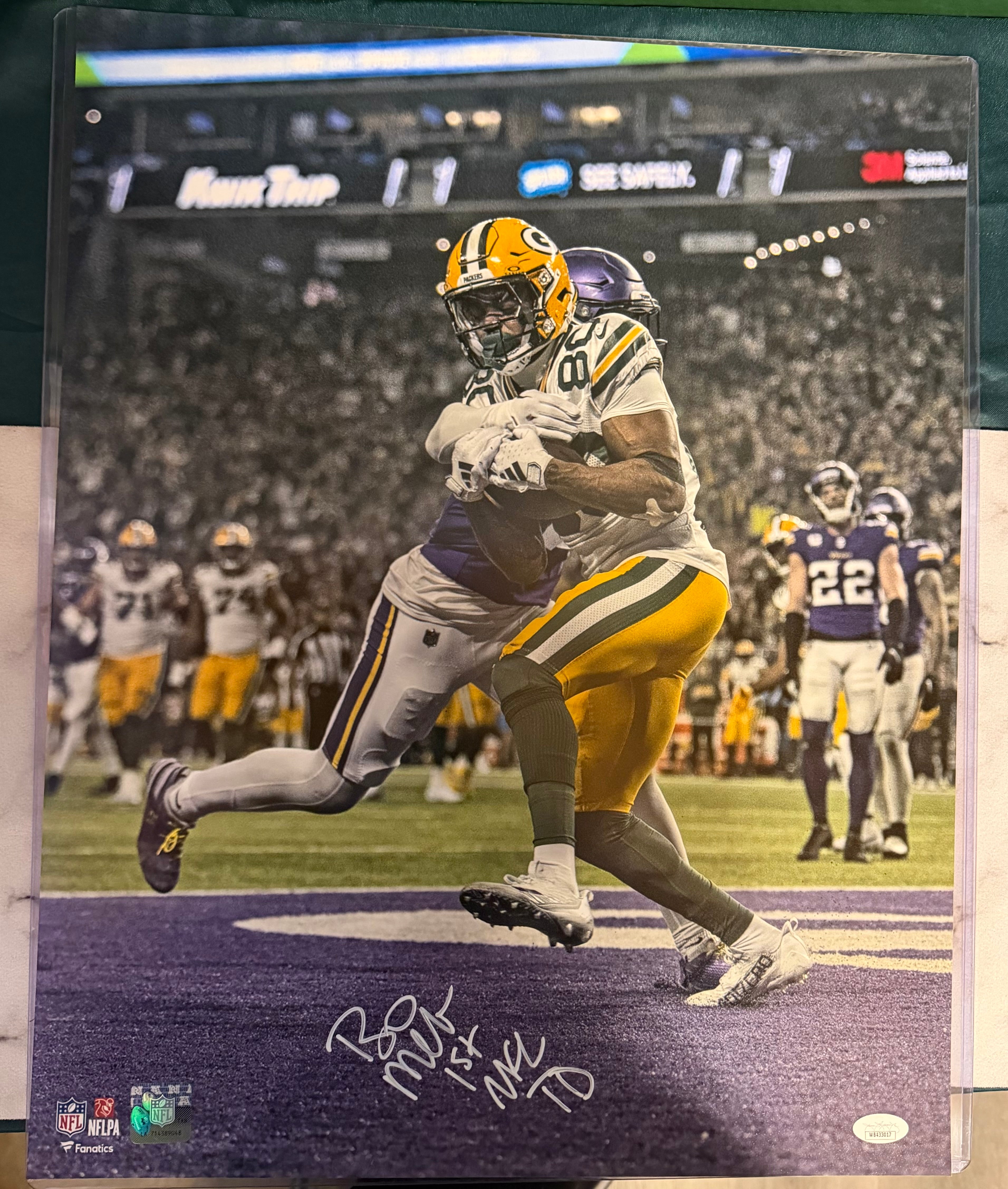 Bo Melton Signed 16x20 w/ scrip