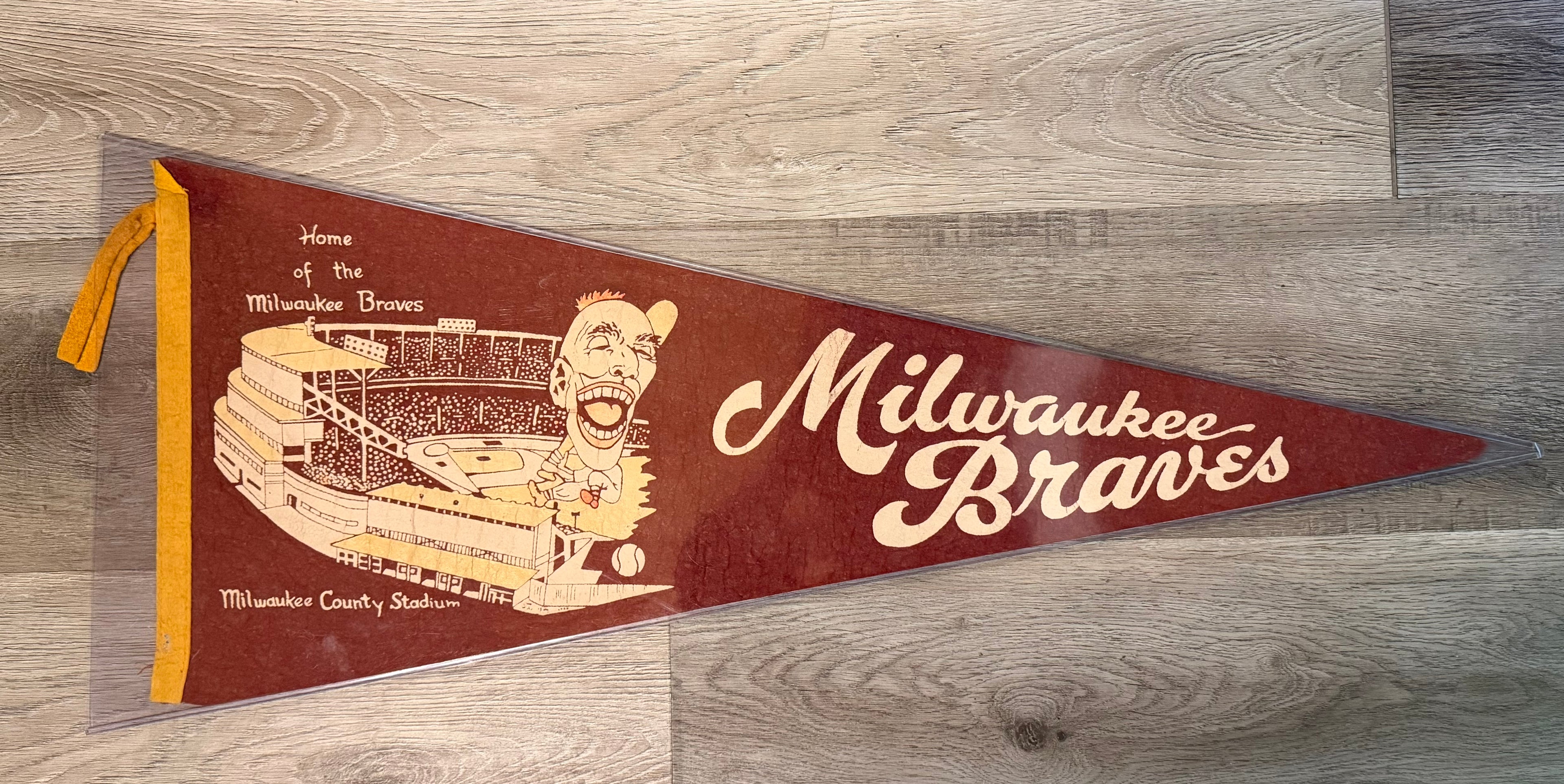 Milwaukee Braves 1950's Pennant