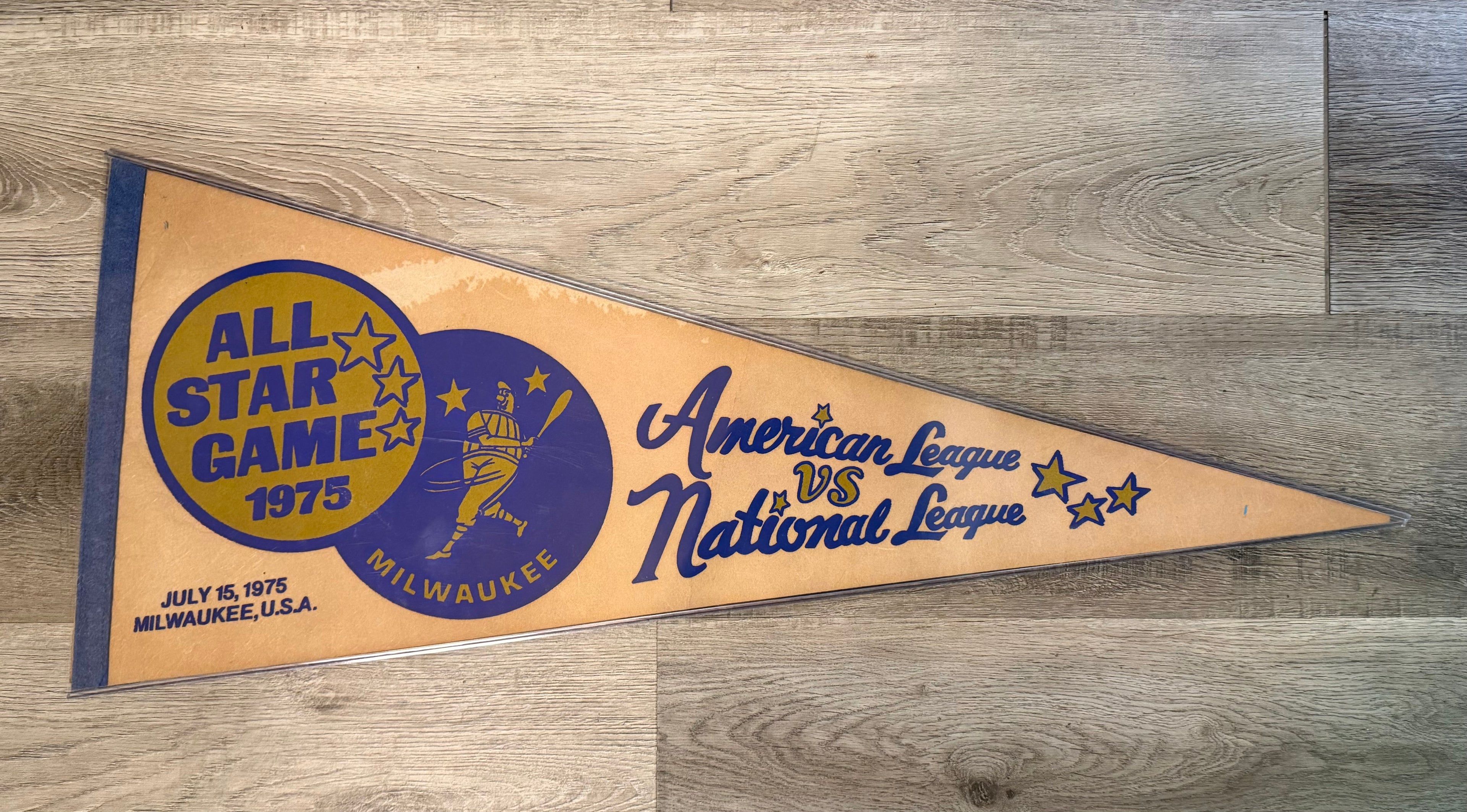Milwaukee Brewer 1975 All Star Pennant