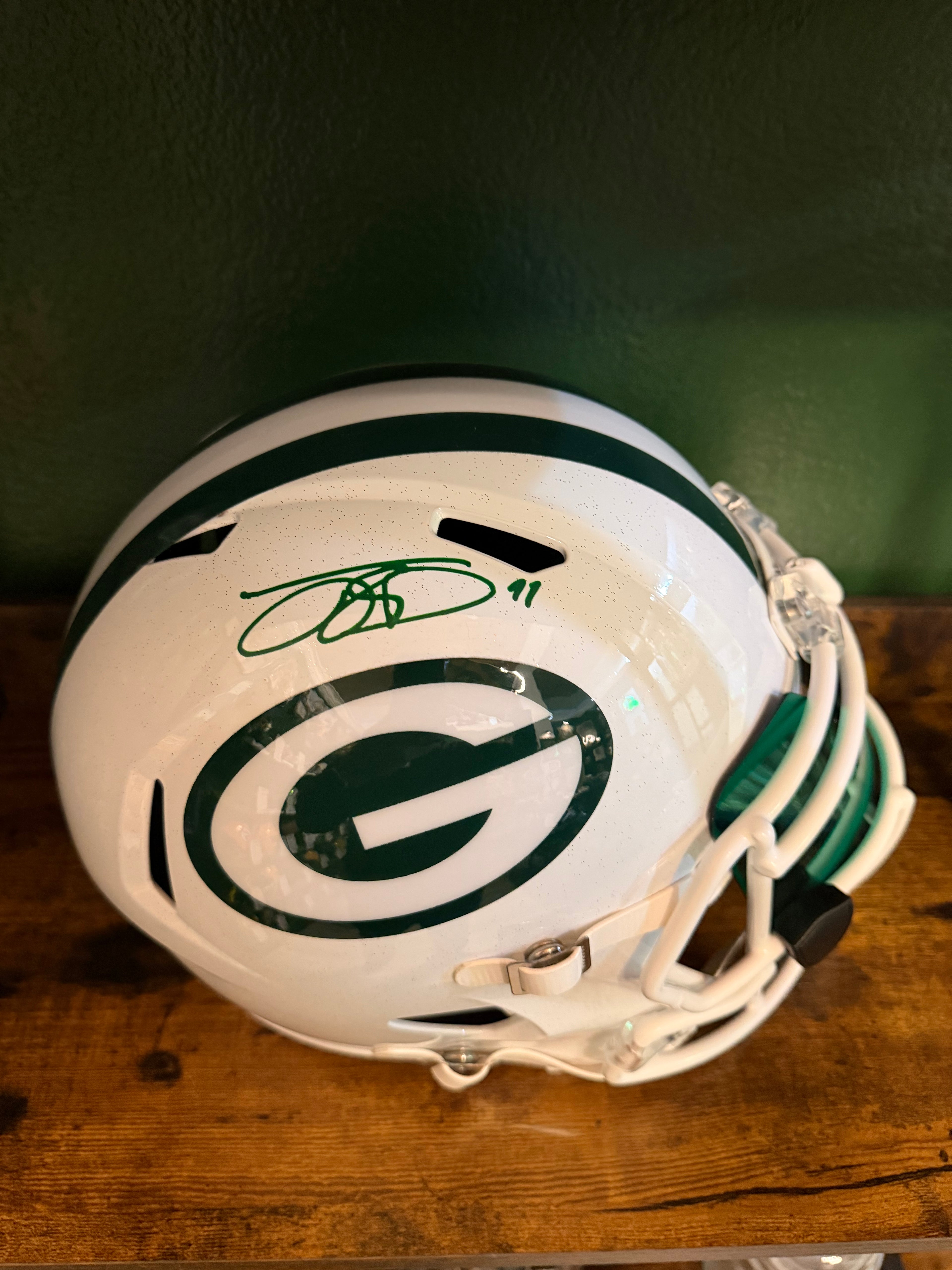 Jayden Reed Alt White Full Size Rep w/ Visor