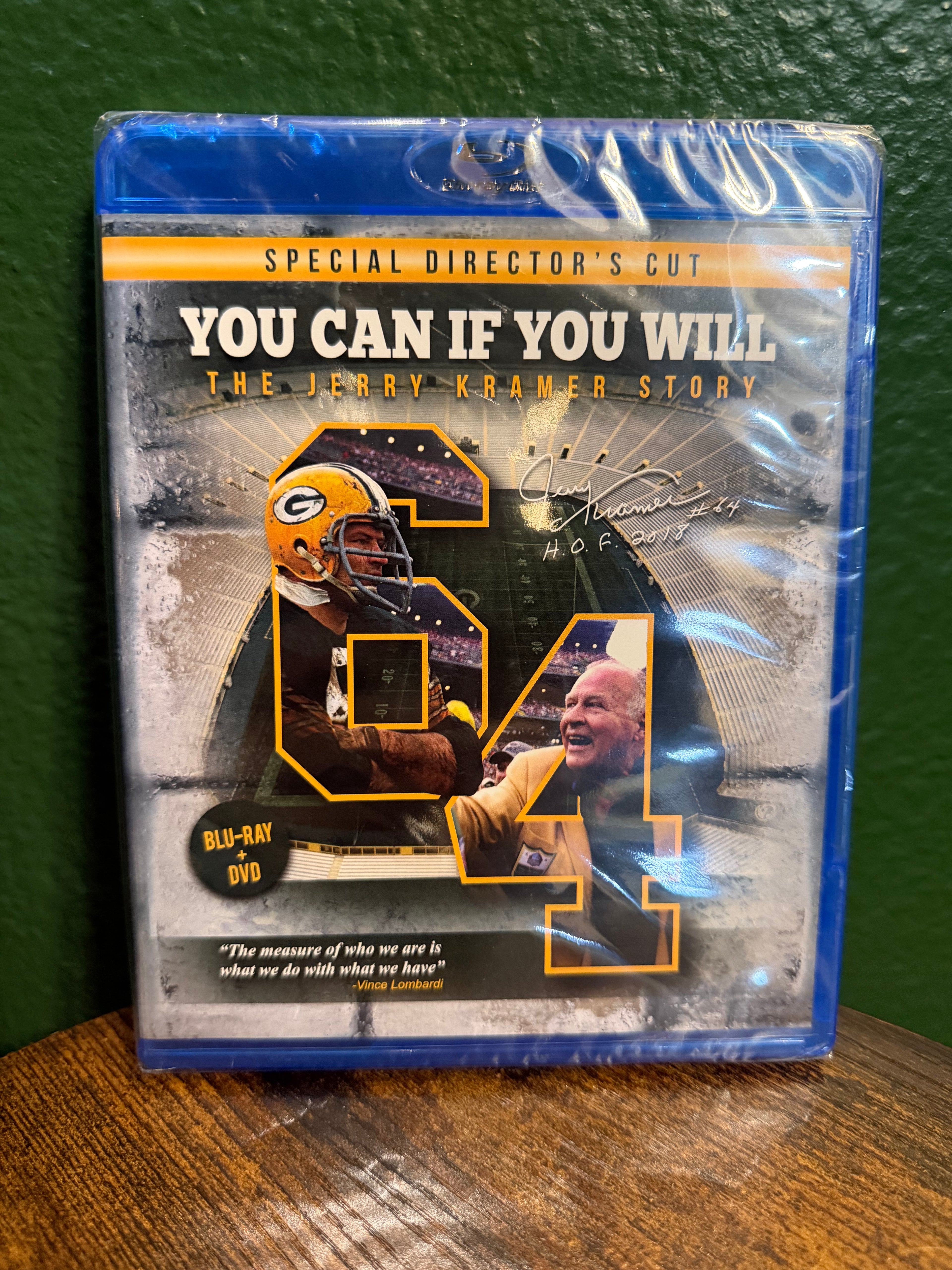 “You Can If You Will”- The Jerry Kramer Story Blu-Ray DVD