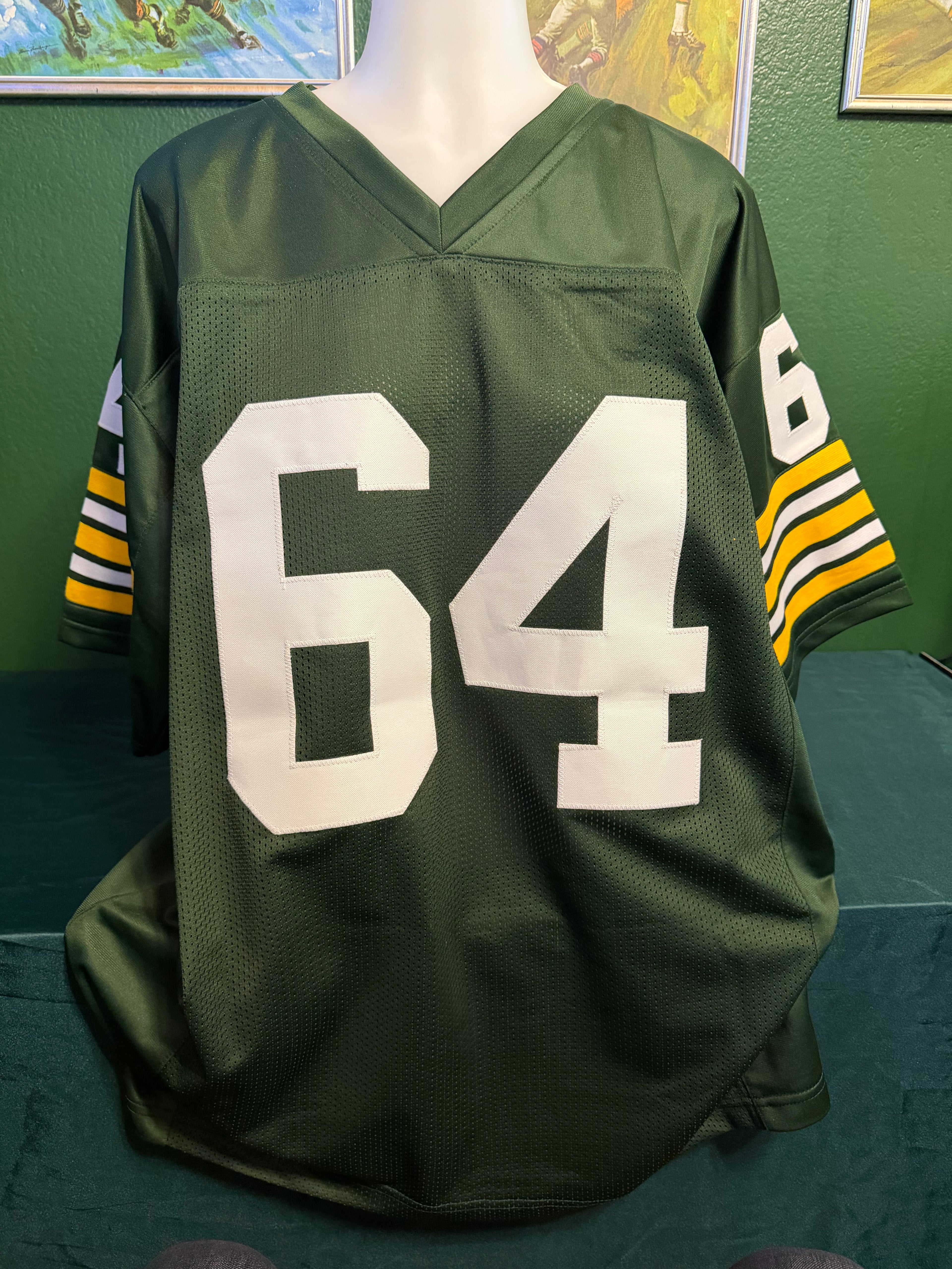 Signed Jerry Kramer Custom/Replica Jersey