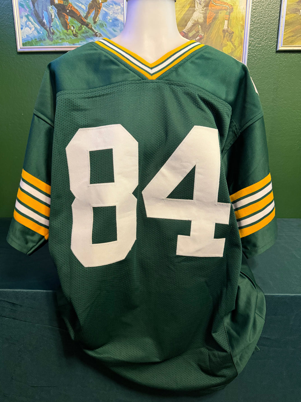 Sterling Sharpe Signed Custom/Replica Jersey