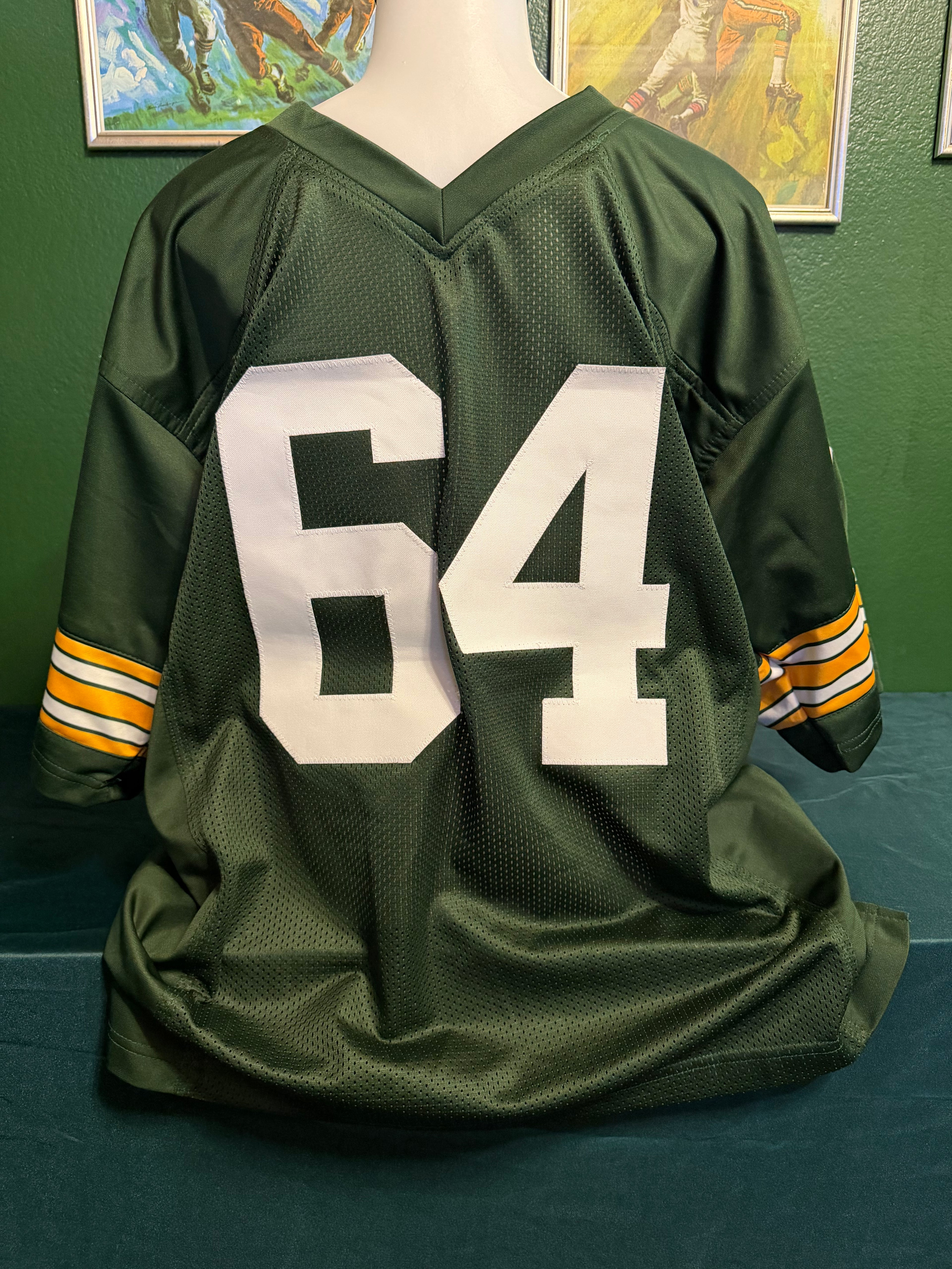 Jerry Kramer Signed Custom/Replica Career Accomplishment Jersey