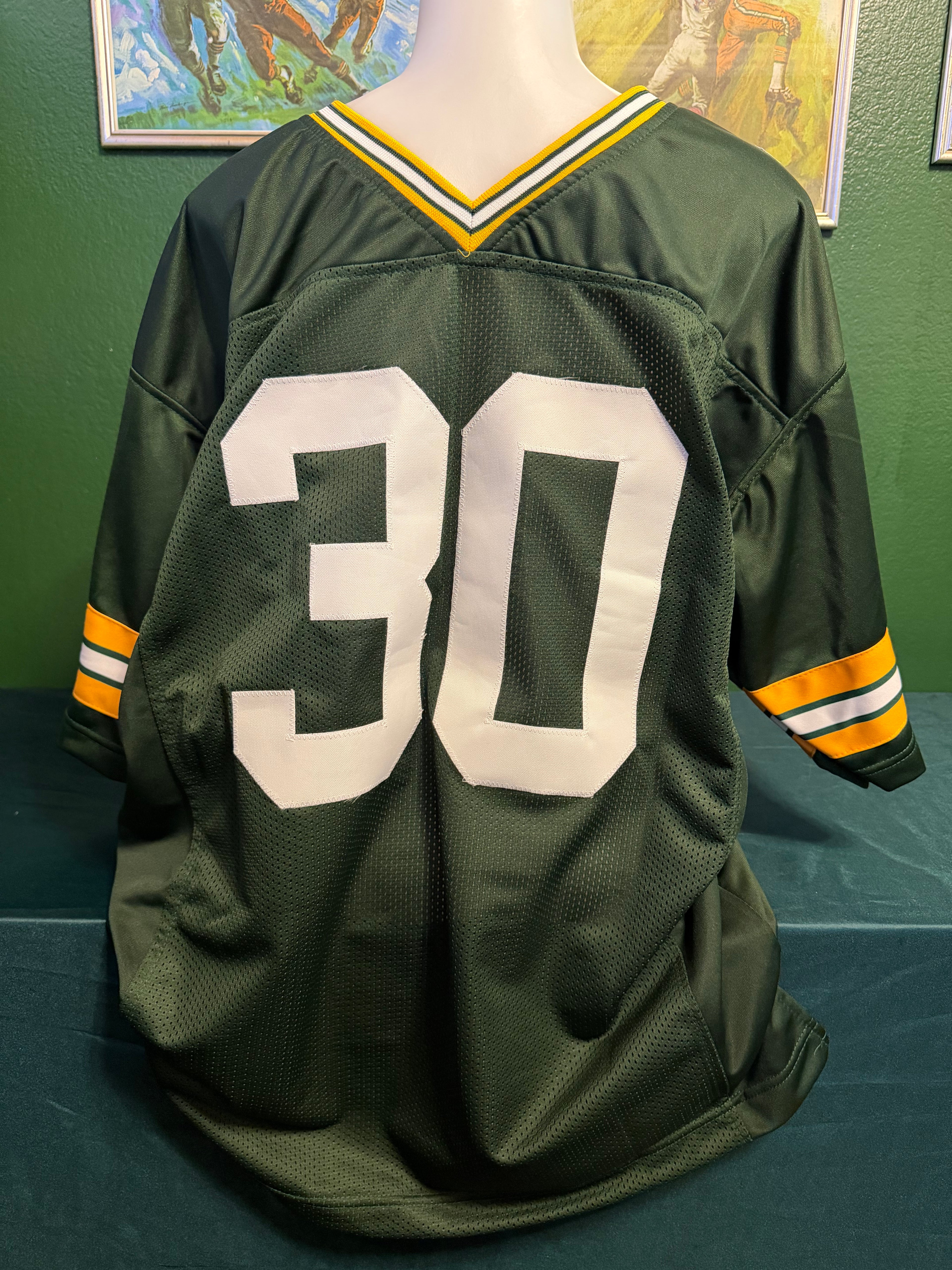 Ahman Green Signed Custom/Replica Jersey