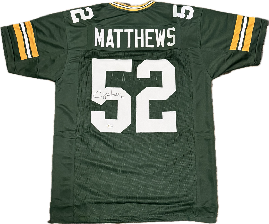 Clay Matthews Signed Custom/Replica Jersey