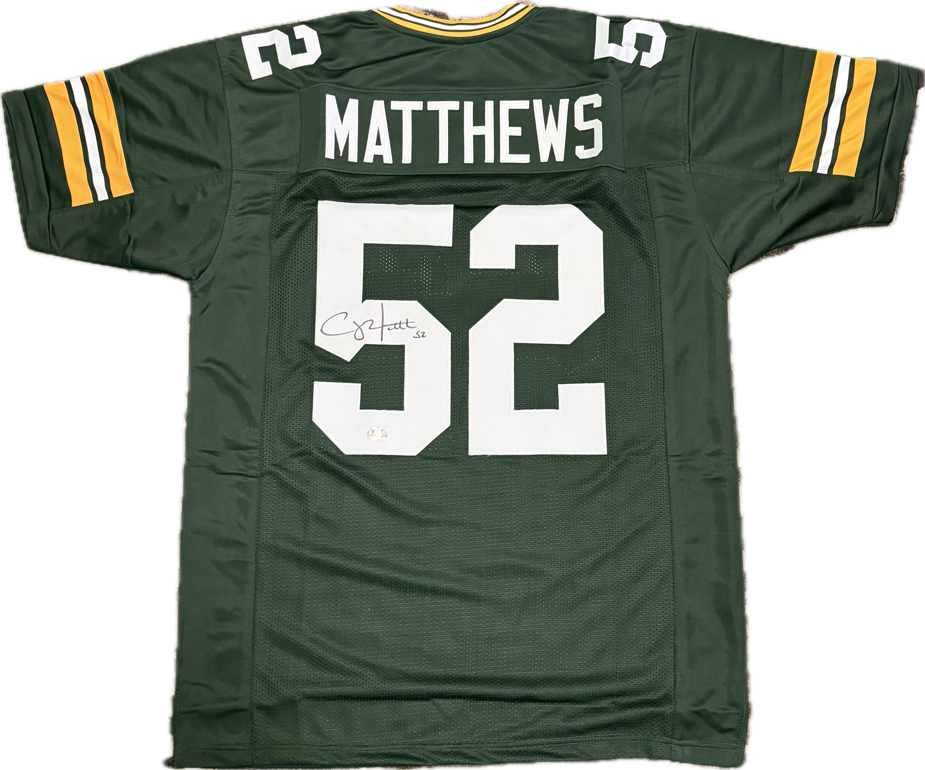 Clay Matthews Signed Custom/Replica Jersey