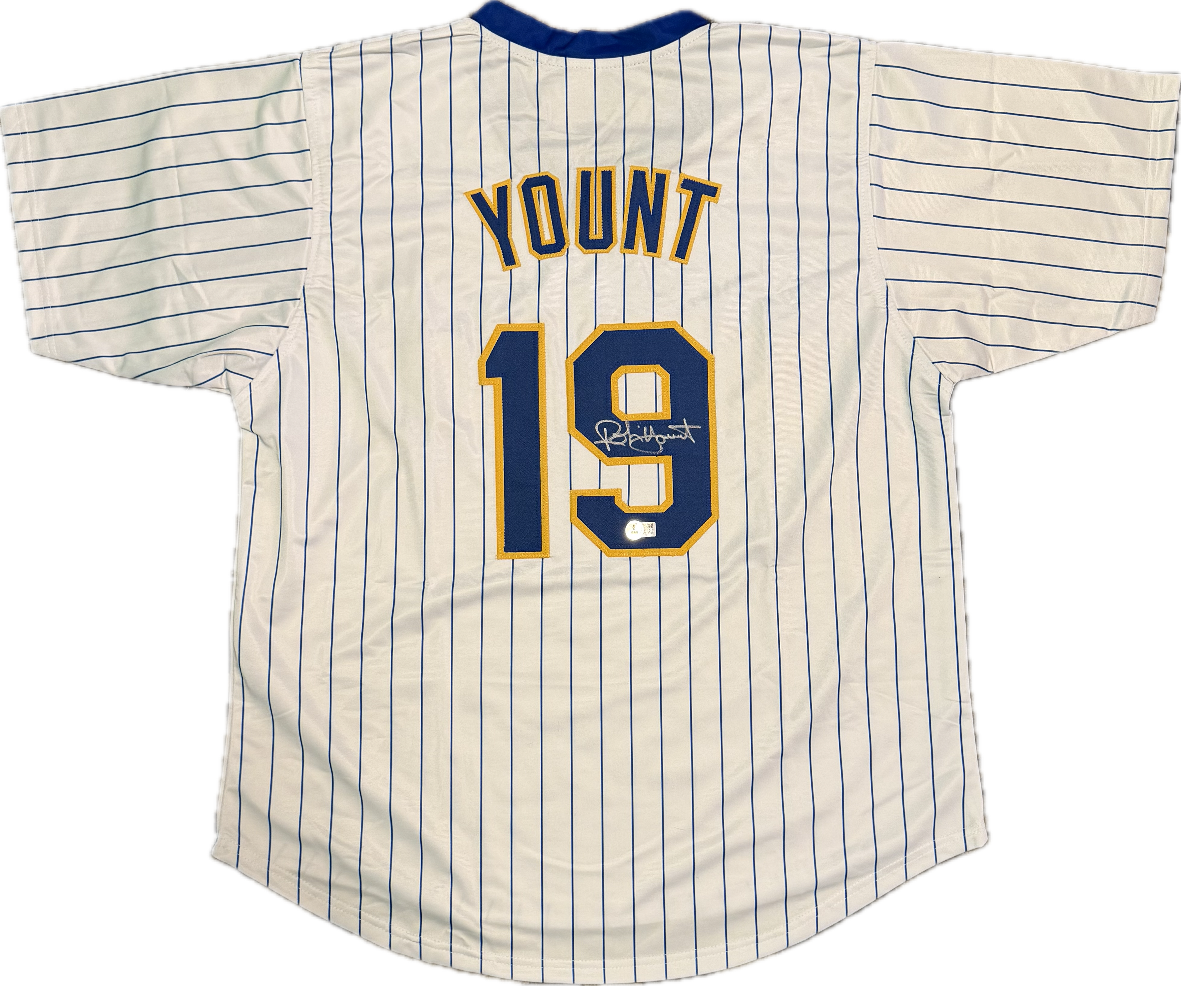 Robin Yount Signed Custom/Replica Jersey