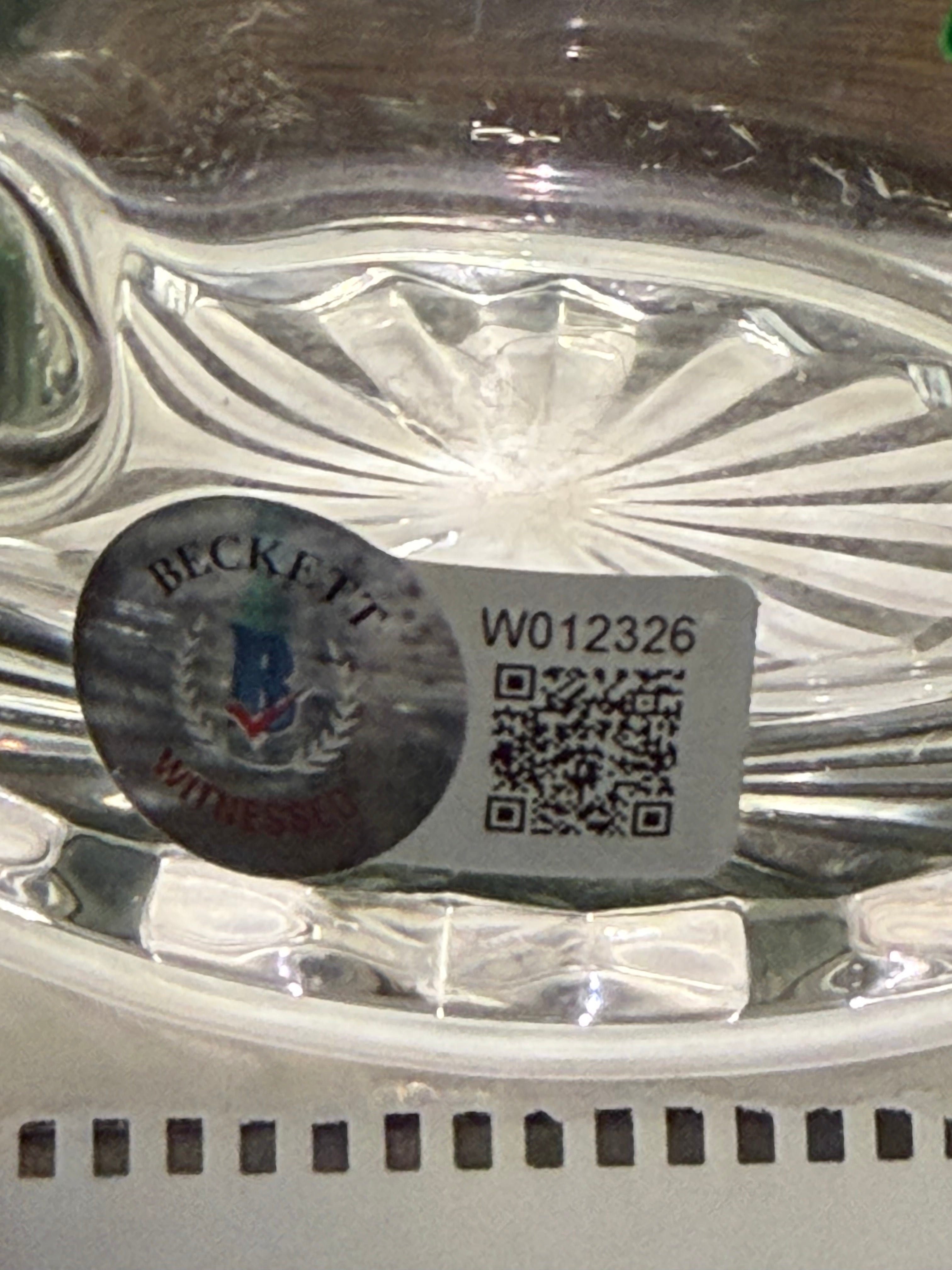 David Bakhtiari Signed Beer Glass