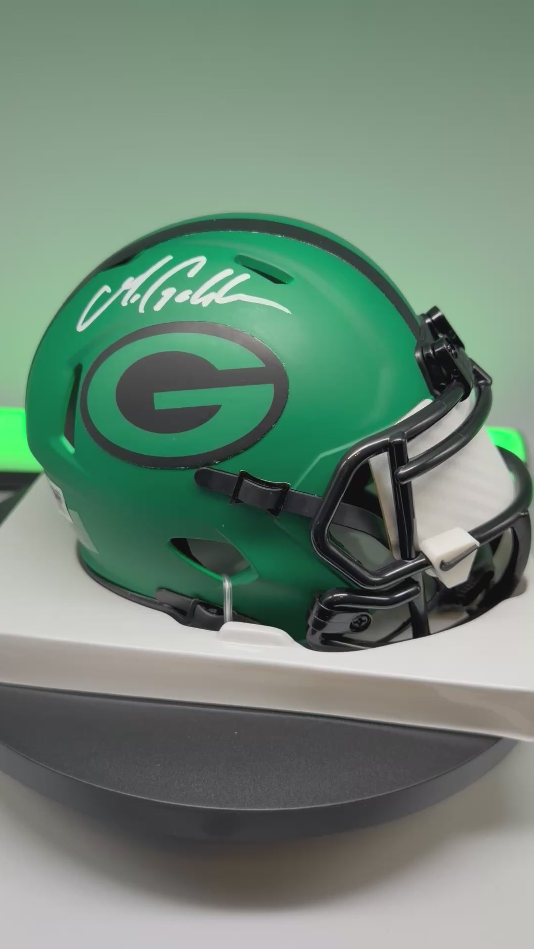 Matthew Golden Signed Rave Mini W/ Visor